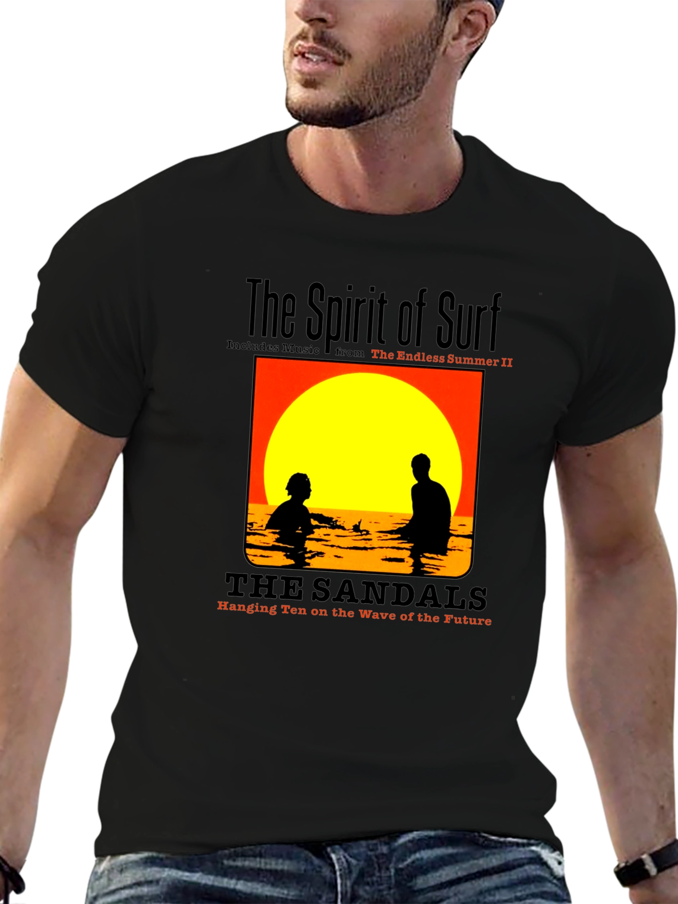 The Spirit of Surf Black T-Shirt