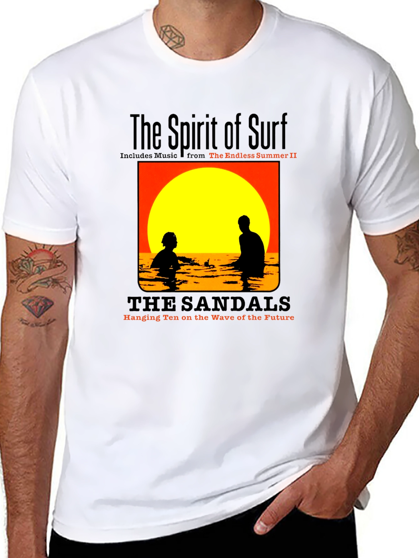 The Spirit of Surf Black T-Shirt
