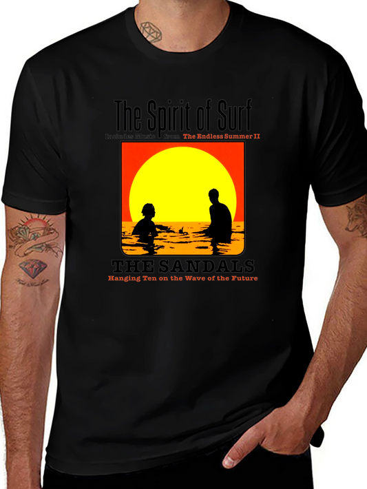 The Spirit of Surf Black T-Shirt