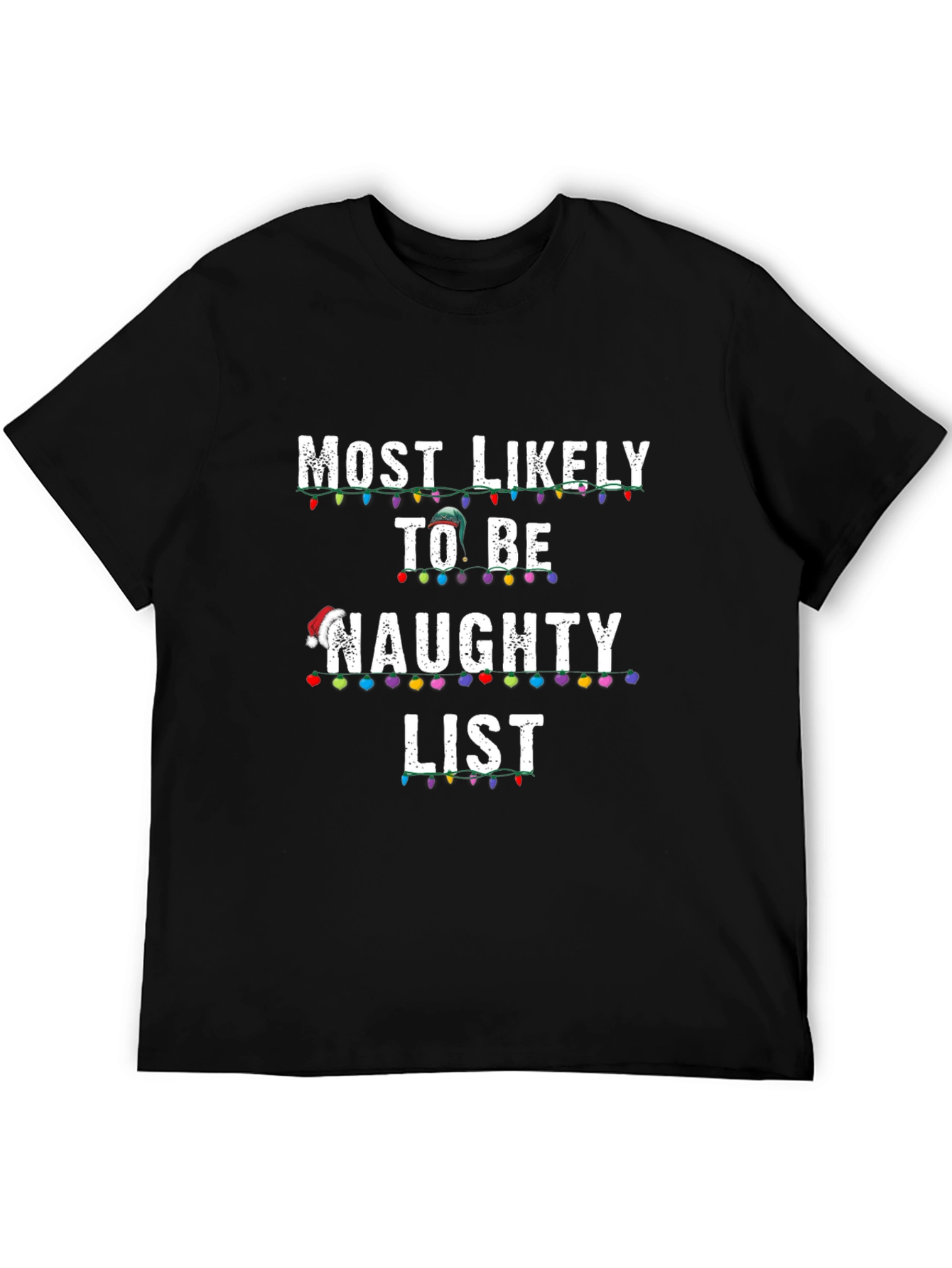 Naughty List Christmas Tee