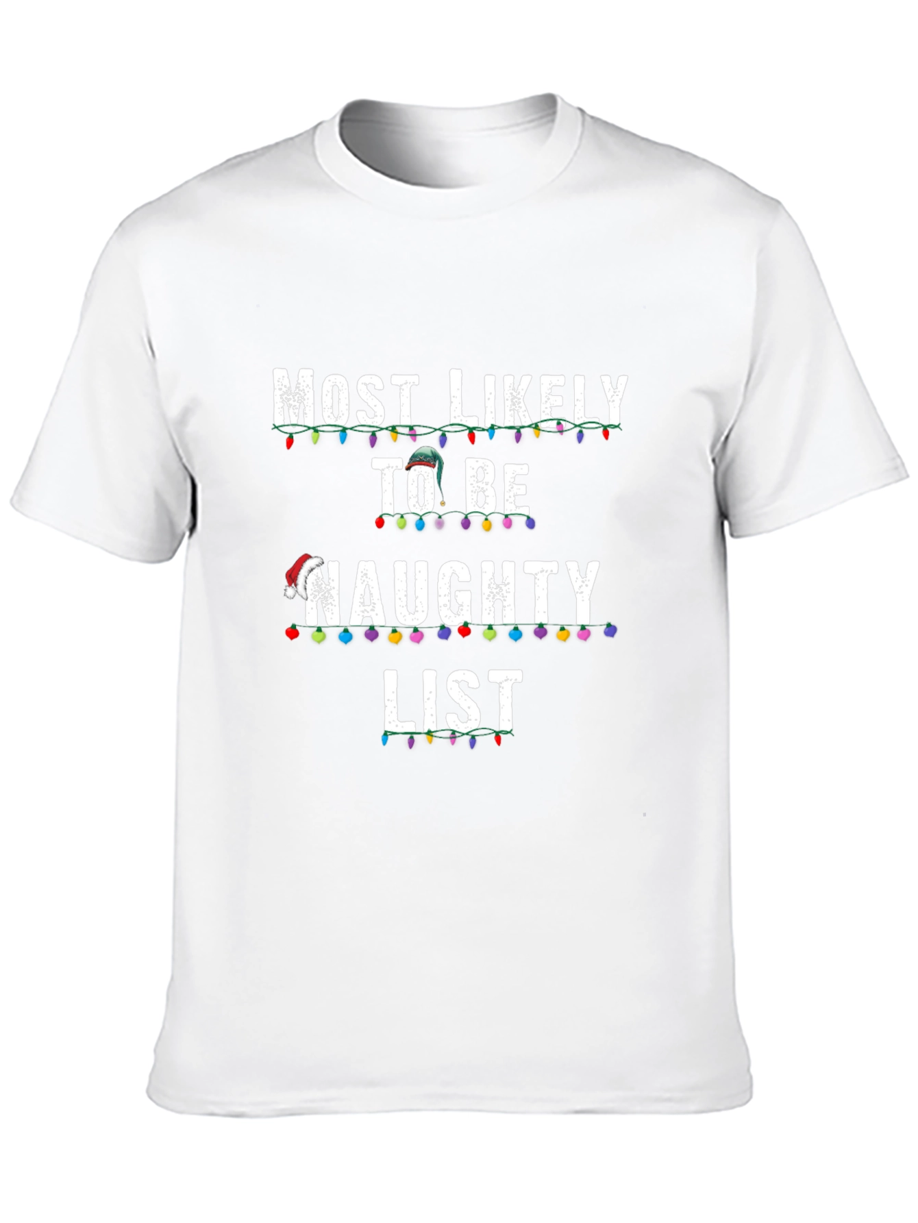 Naughty List Christmas Tee