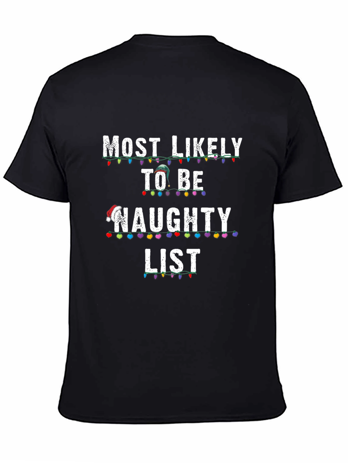 Naughty List Christmas Tee