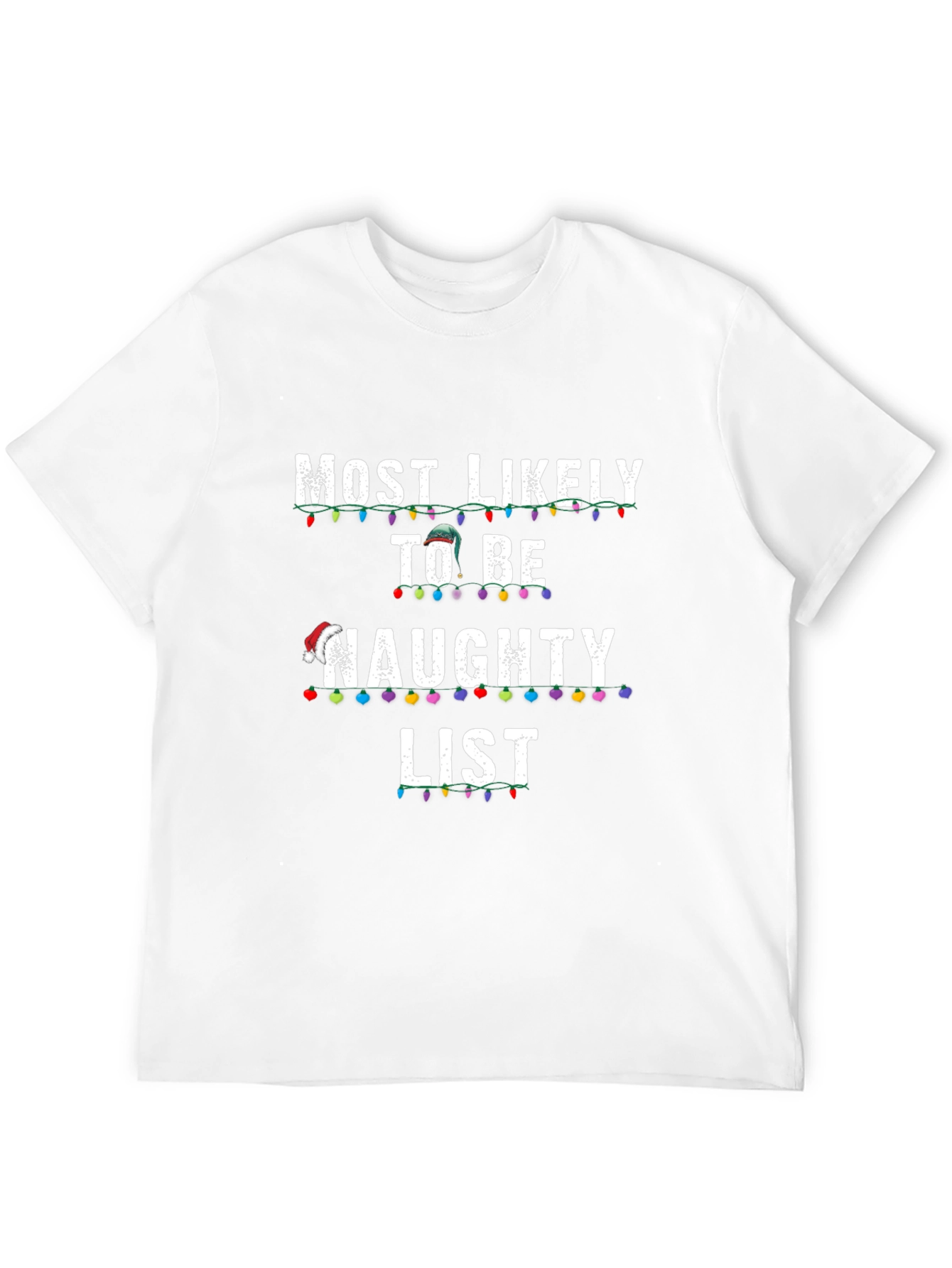 Naughty List Christmas Tee