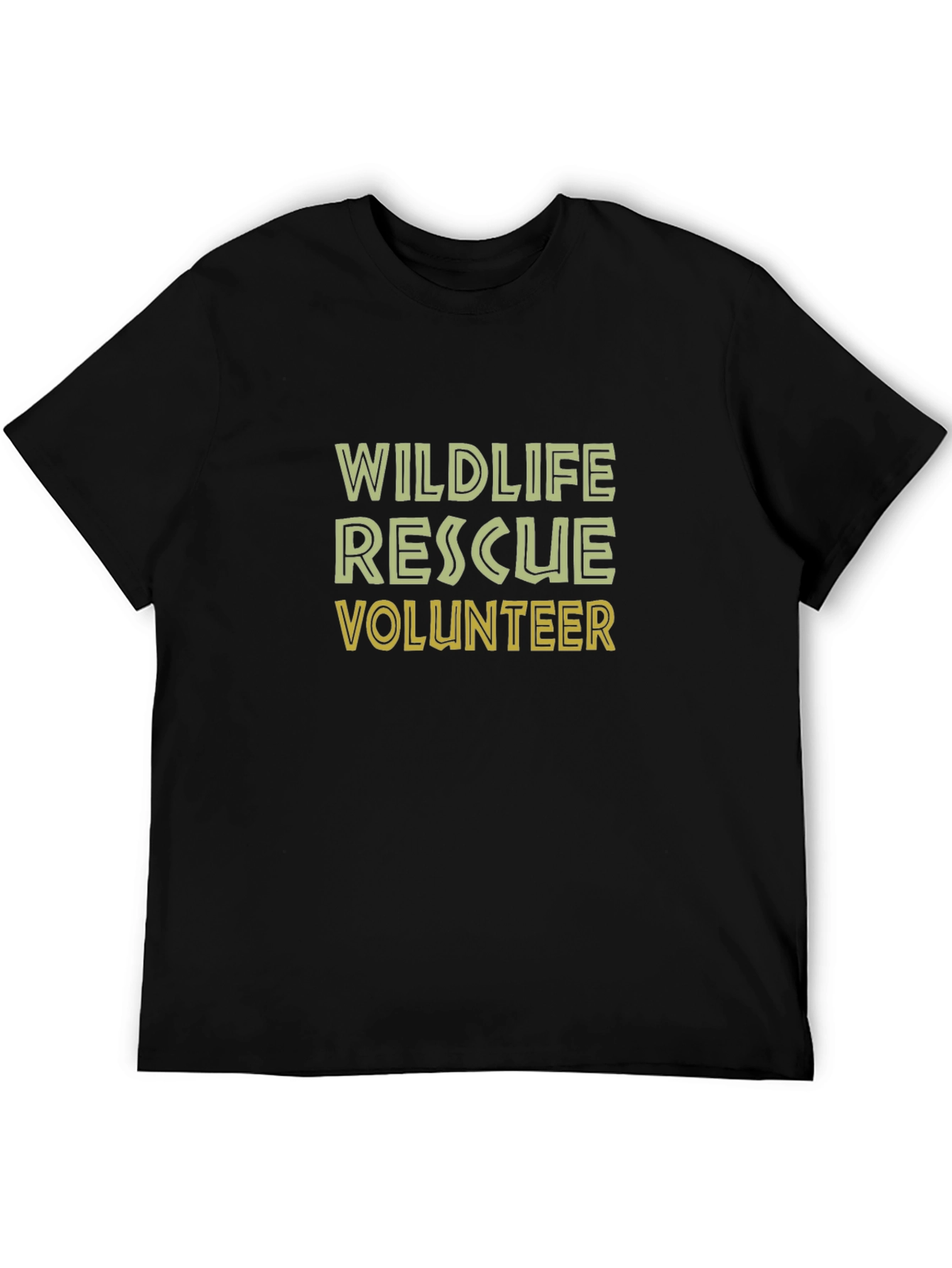 Wildlife Rescue Volunteer Tee - Black