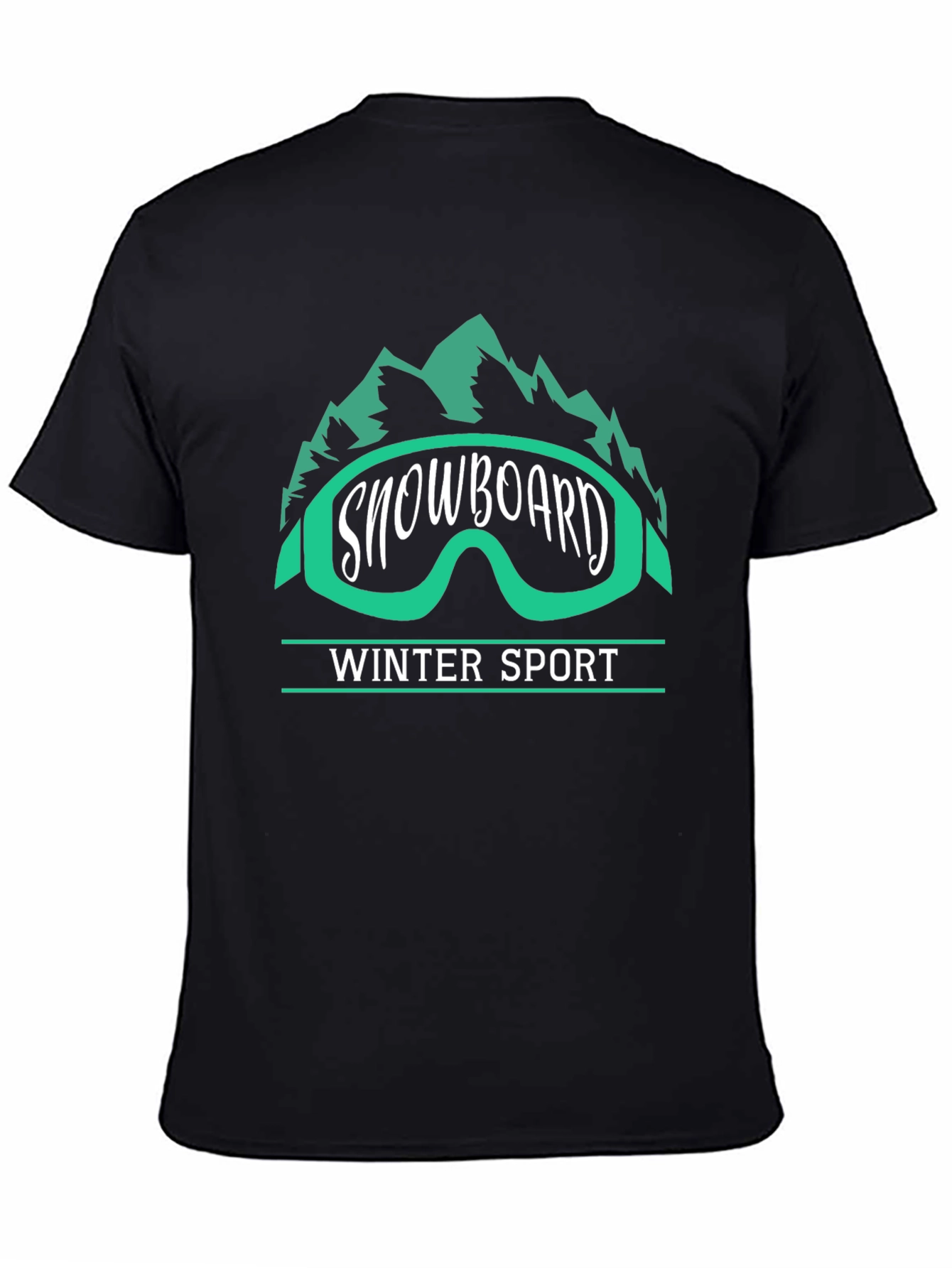 Snowboard Winter Sport Graphic Tee