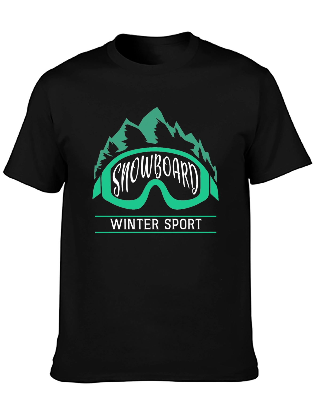 Snowboard Winter Sport Graphic Tee