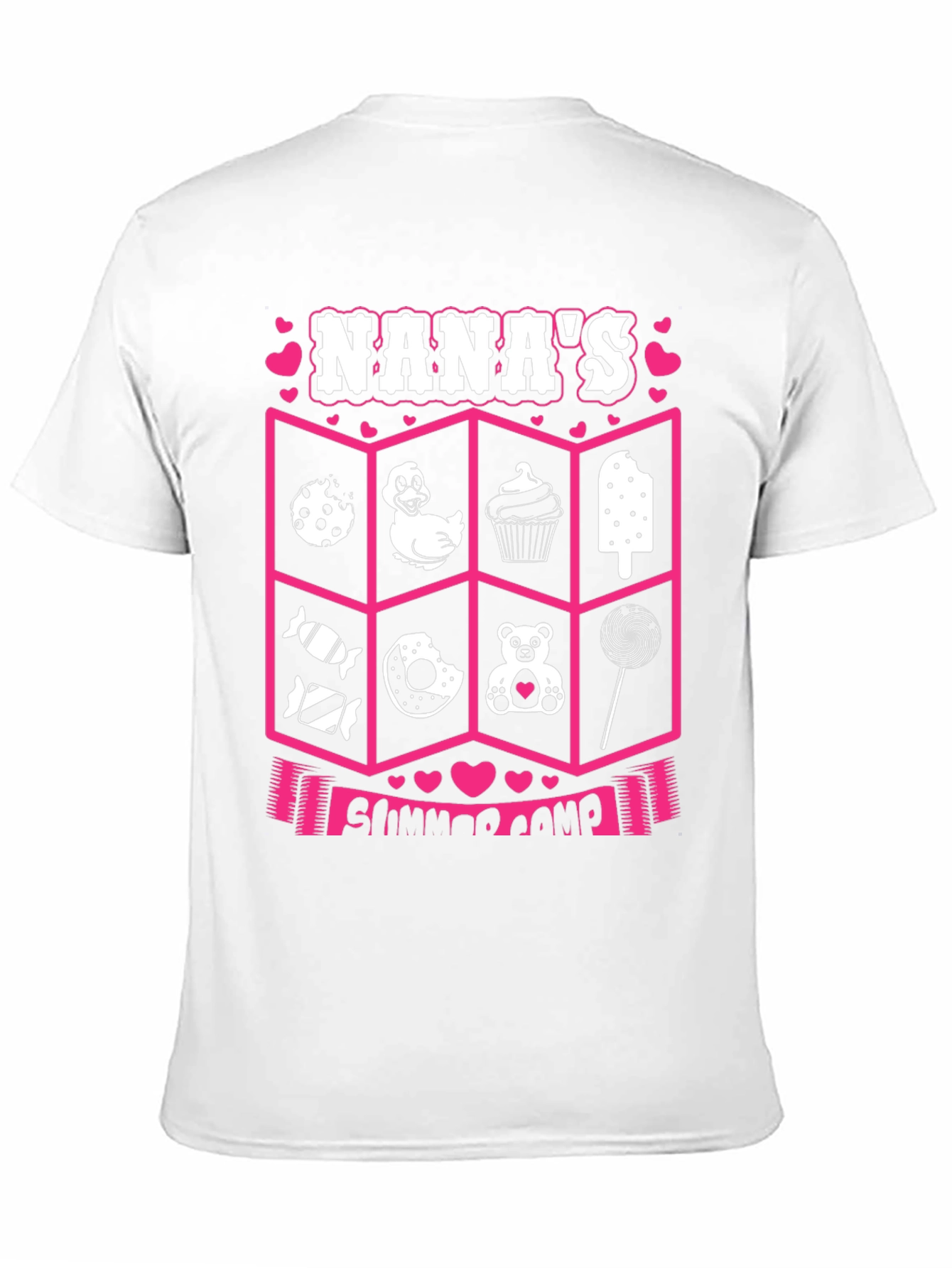 Nanas Summer Camp T-Shirt - Cute Graphic Design