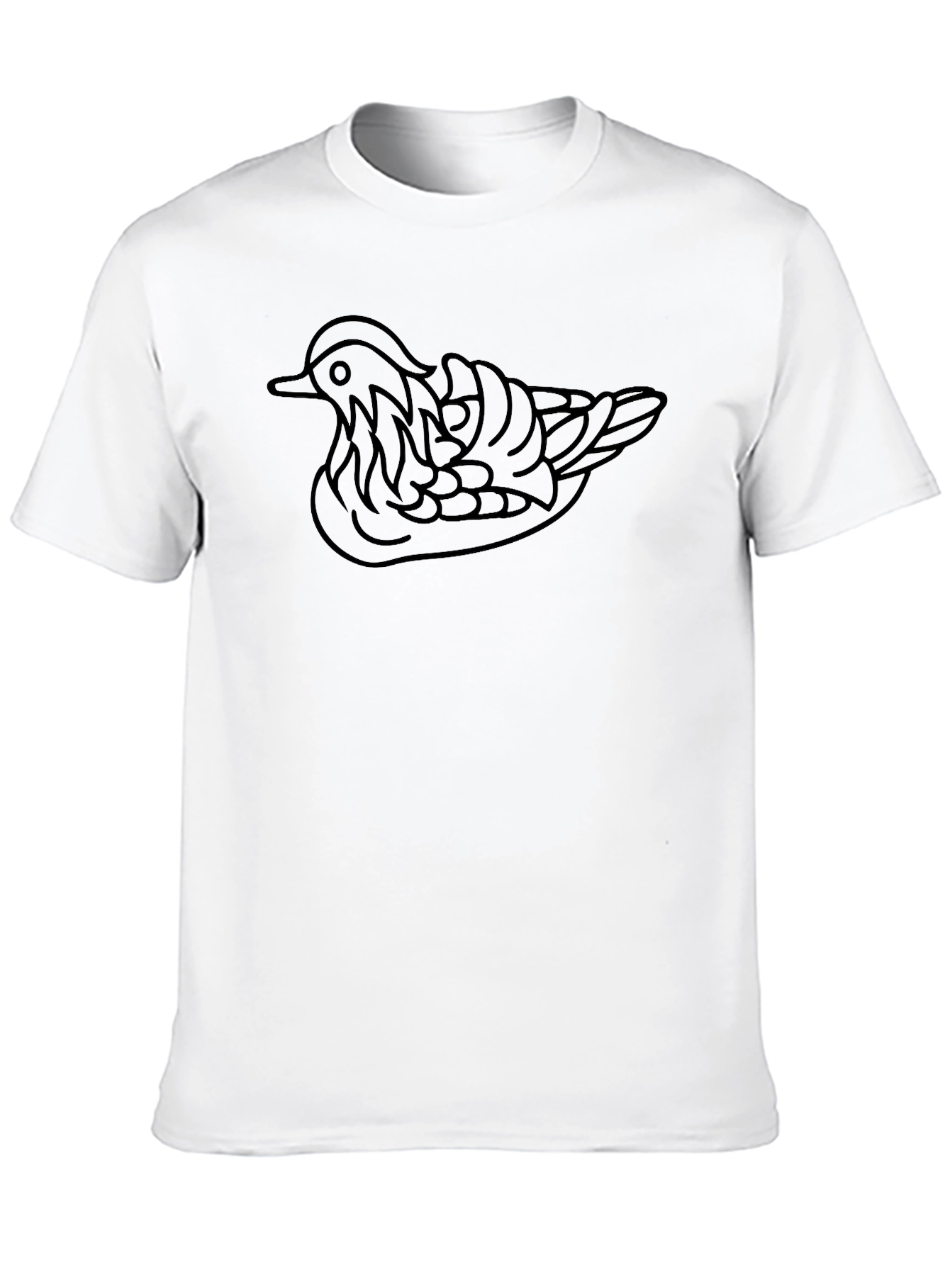 Black Duck Outline Graphic T-Shirt