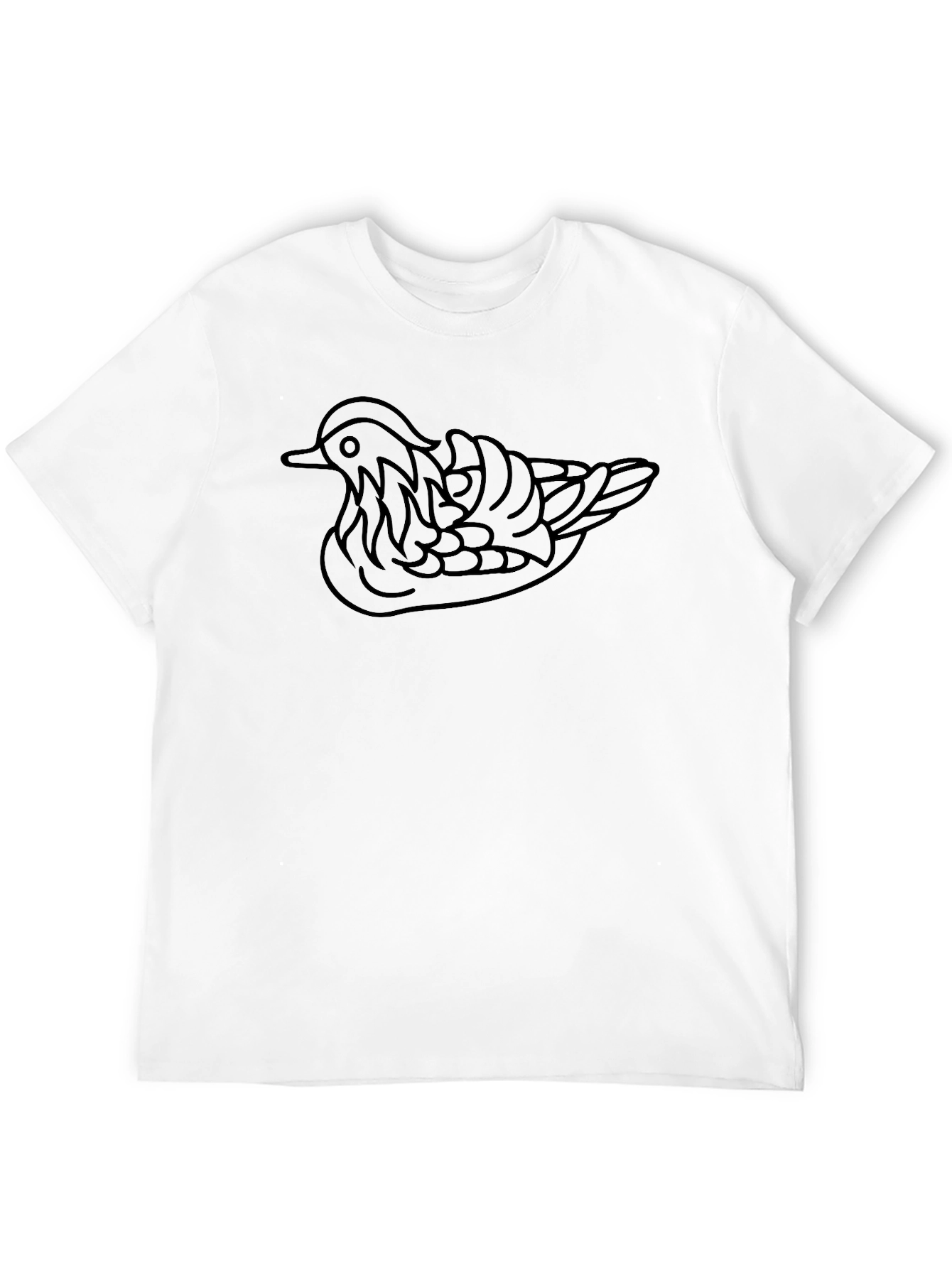 Black Duck Outline Graphic T-Shirt