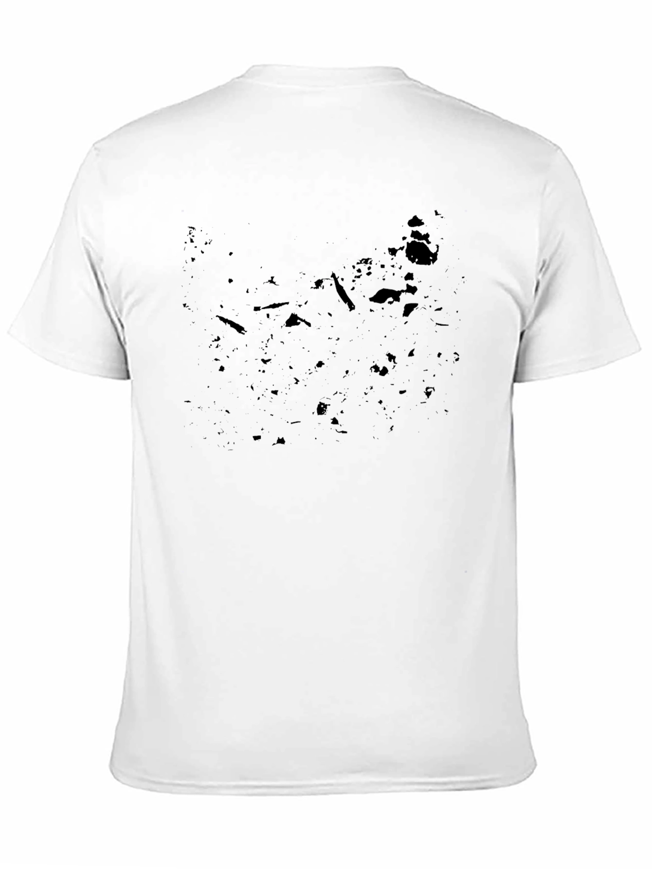 Mens Basic Black Crew Neck T-Shirt