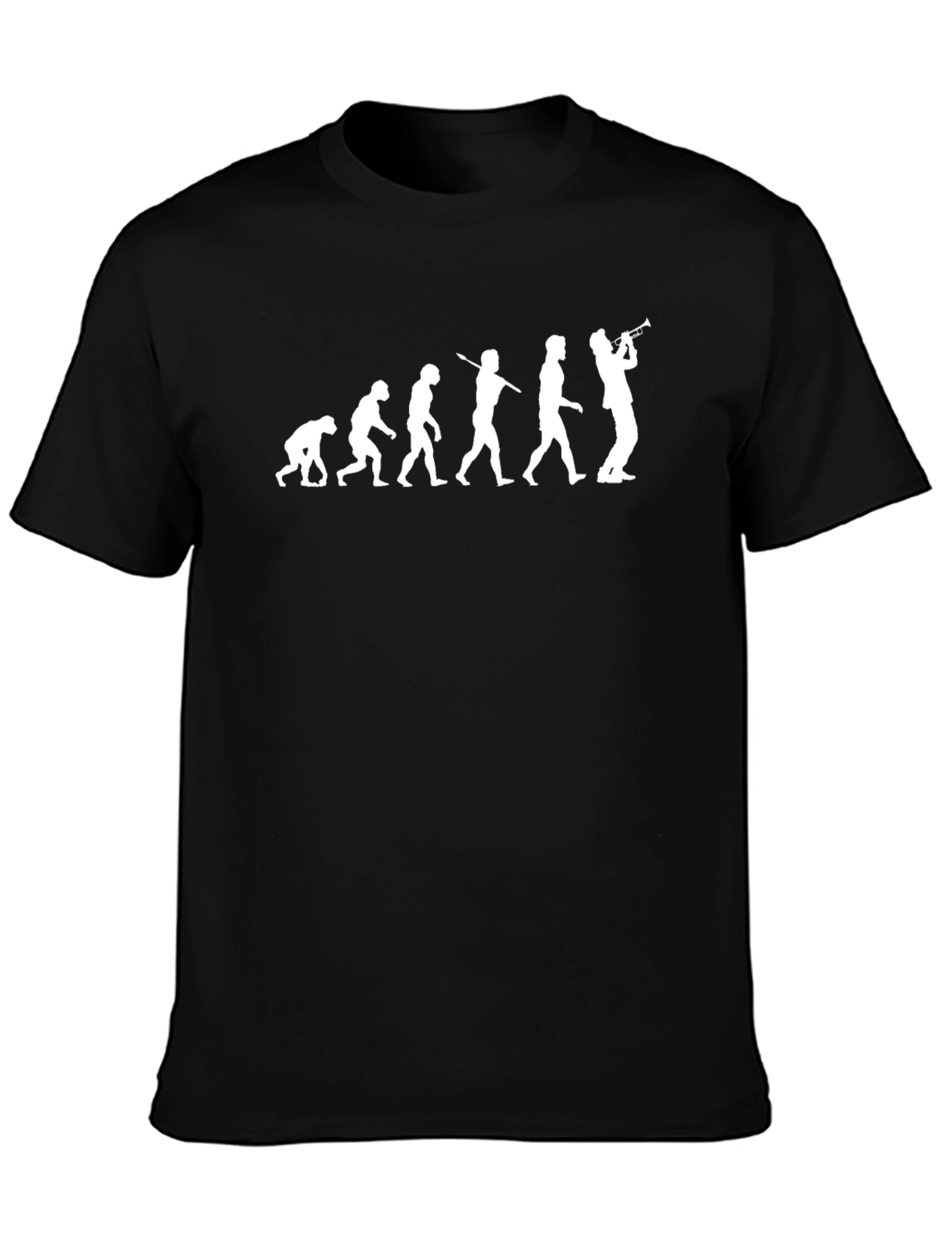 Evolution of Music Black T-Shirt