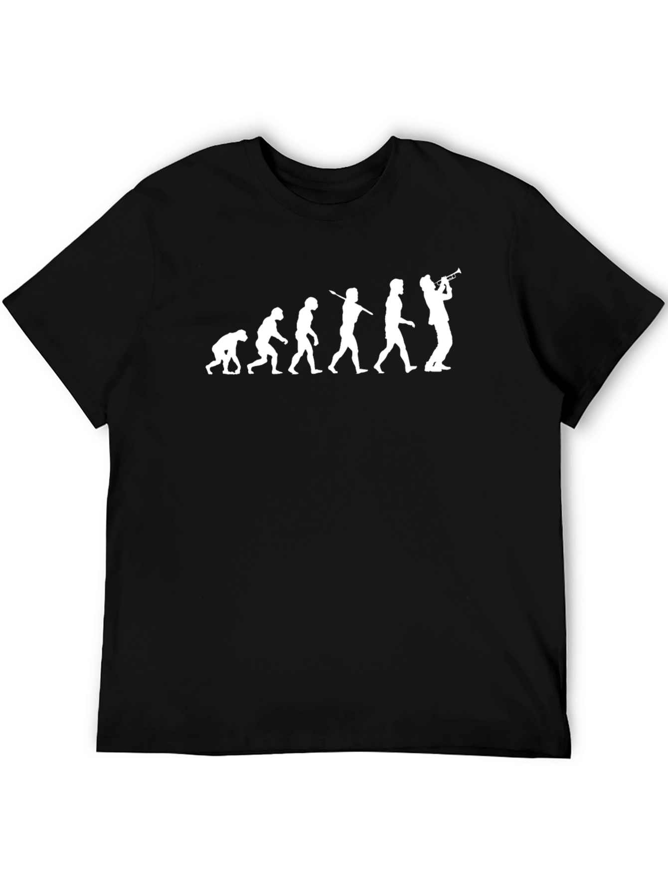 Evolution of Music Black T-Shirt