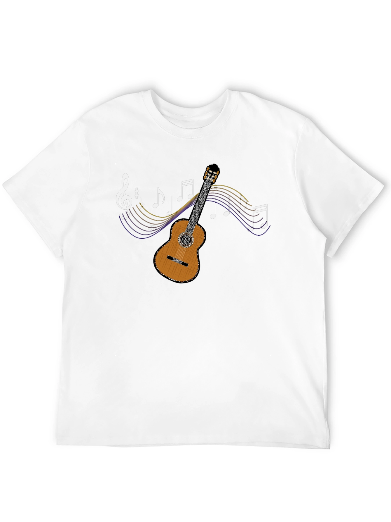 Musical Guitar Graphic T-Shirt
