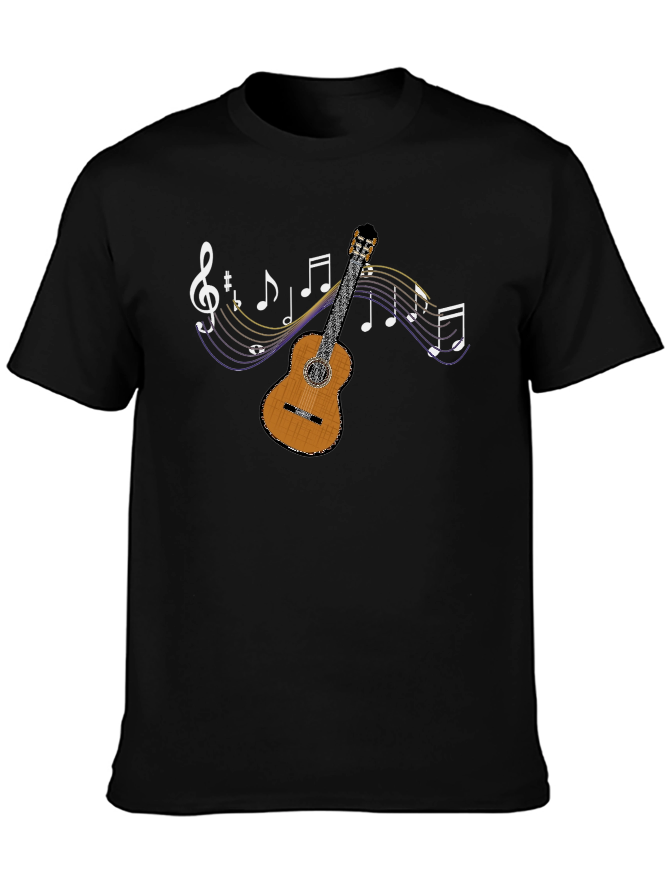 Musical Guitar Graphic T-Shirt