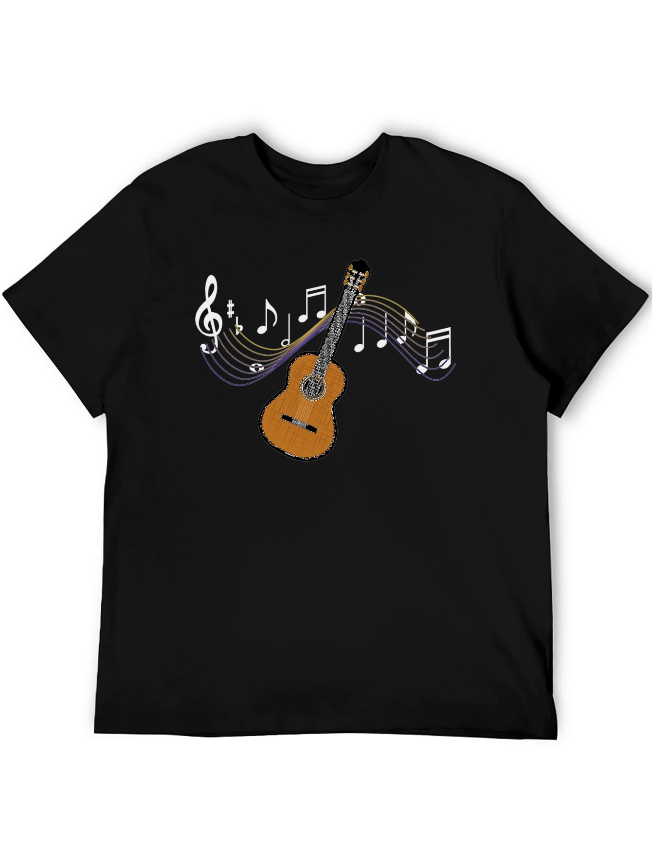 Musical Guitar Graphic T-Shirt