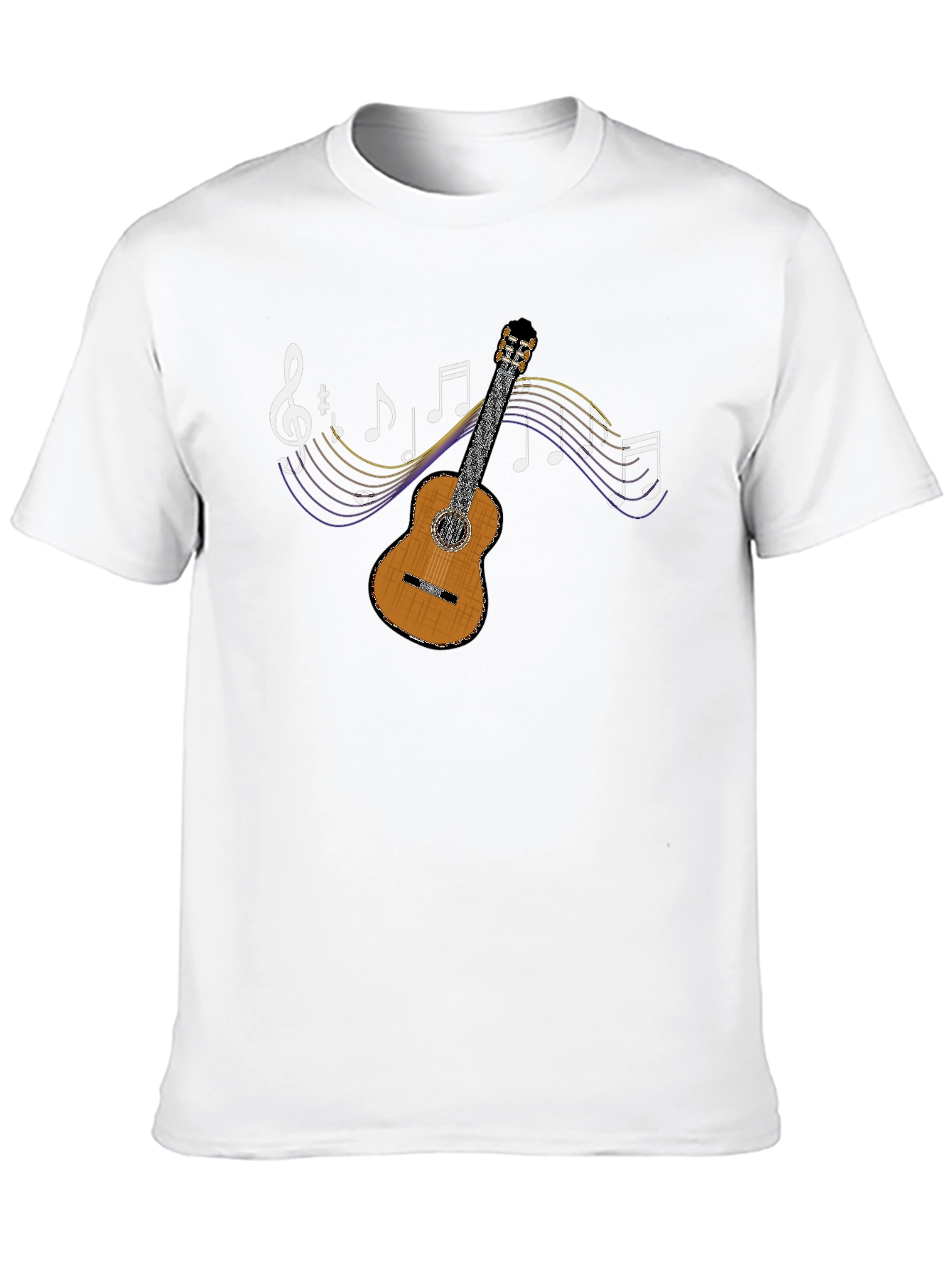Musical Guitar Graphic T-Shirt