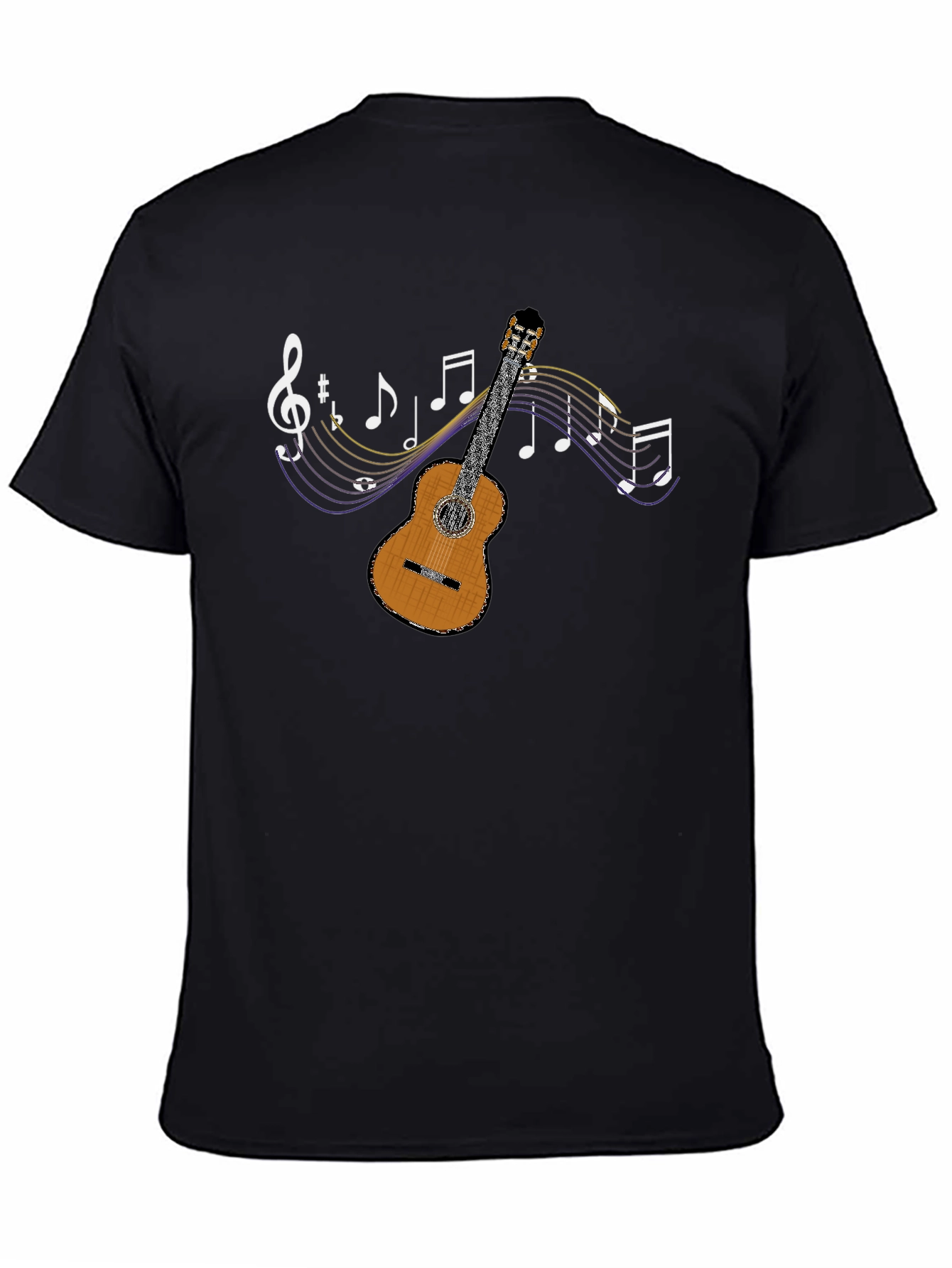 Musical Guitar Graphic T-Shirt
