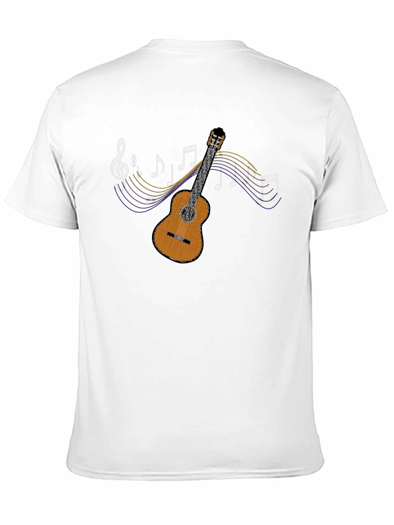 Musical Guitar Graphic T-Shirt