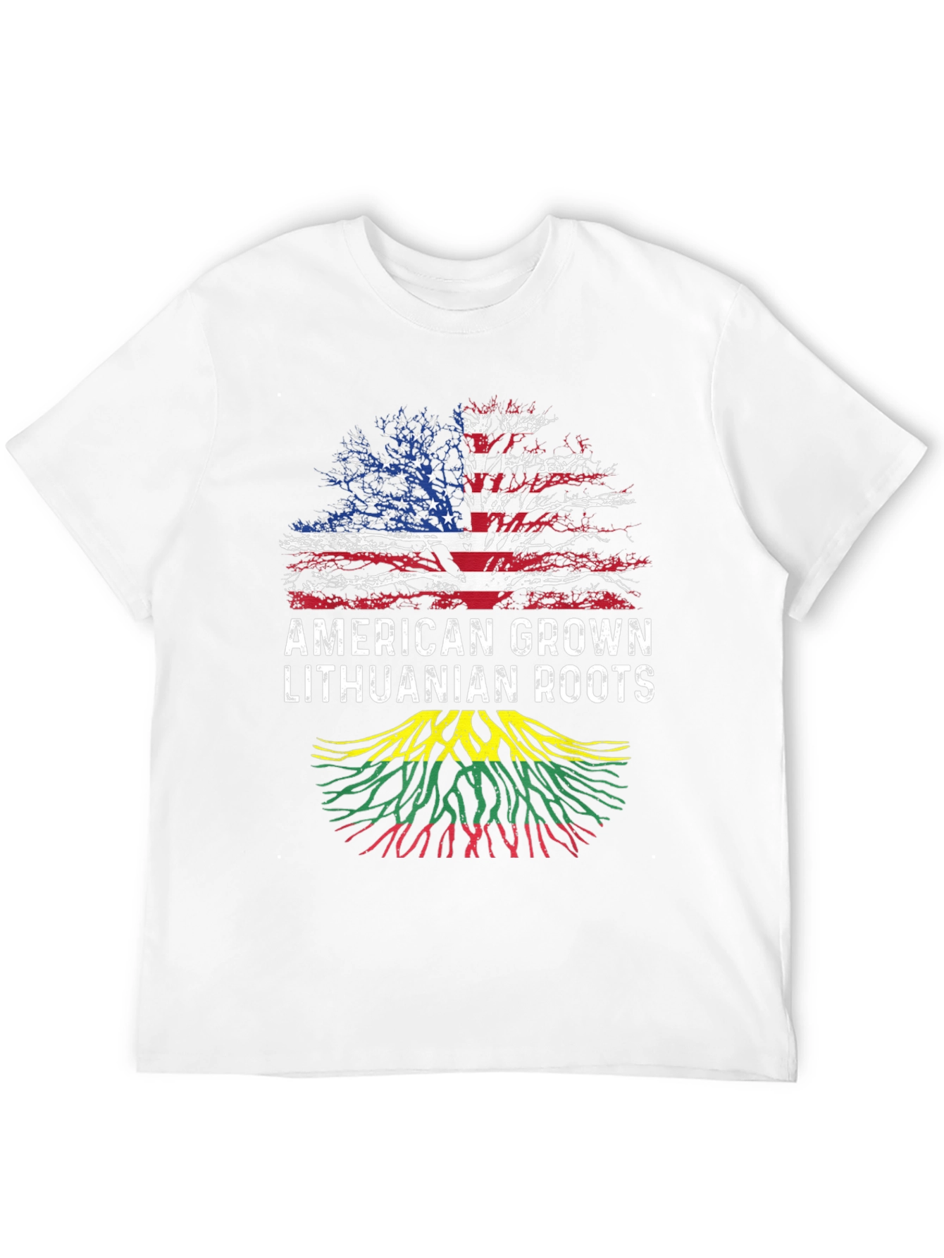 American Grown Lithuanian Roots T-Shirt