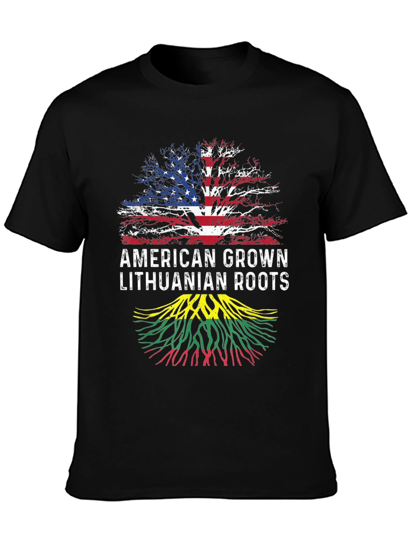 American Grown Lithuanian Roots T-Shirt