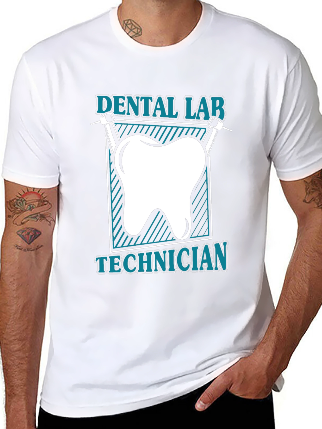 Dental Lab Technician T-Shirt - Unique Design
