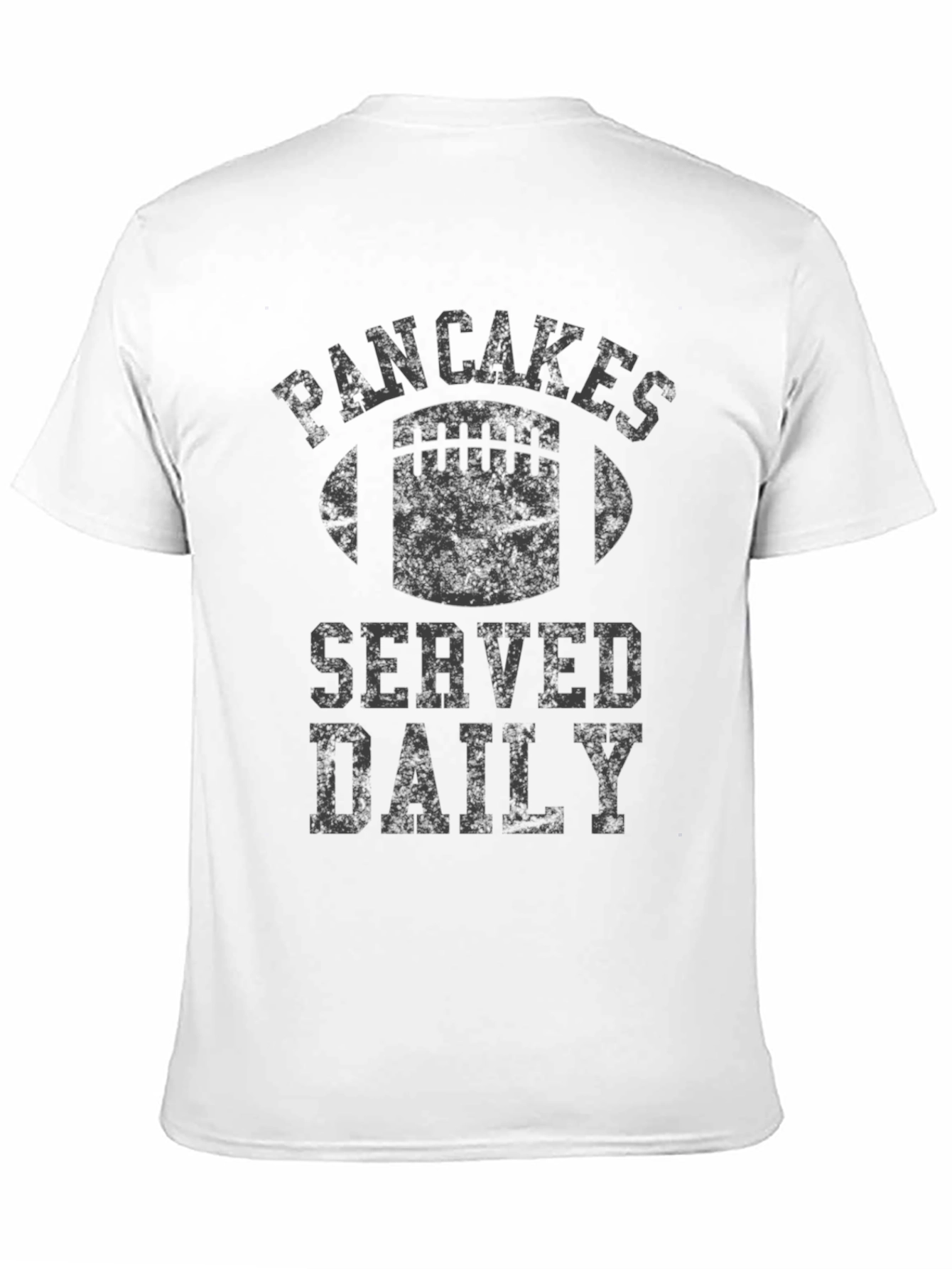 Pancakes Served Daily Football Graphic Tee