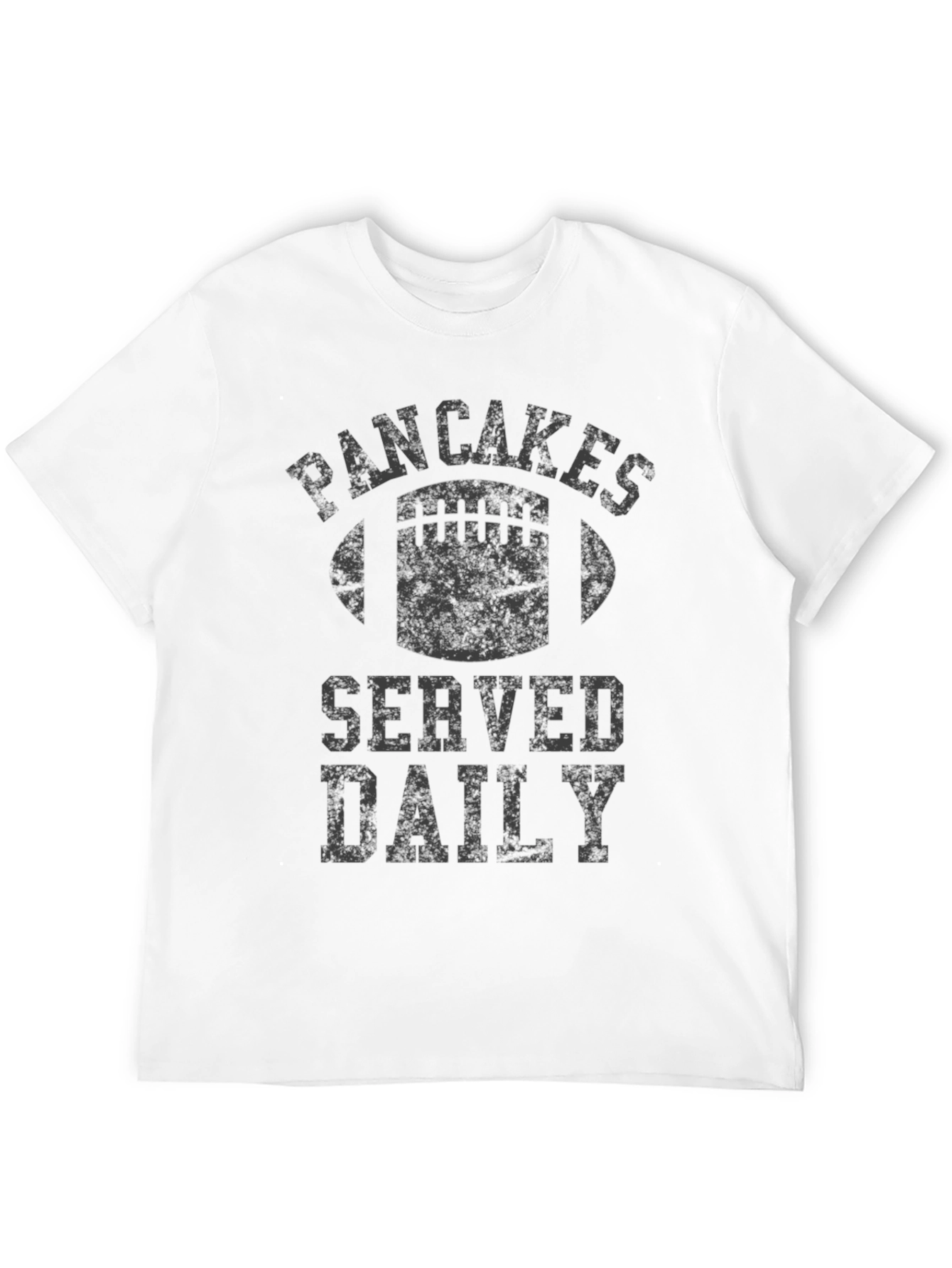 Pancakes Served Daily Football Graphic Tee