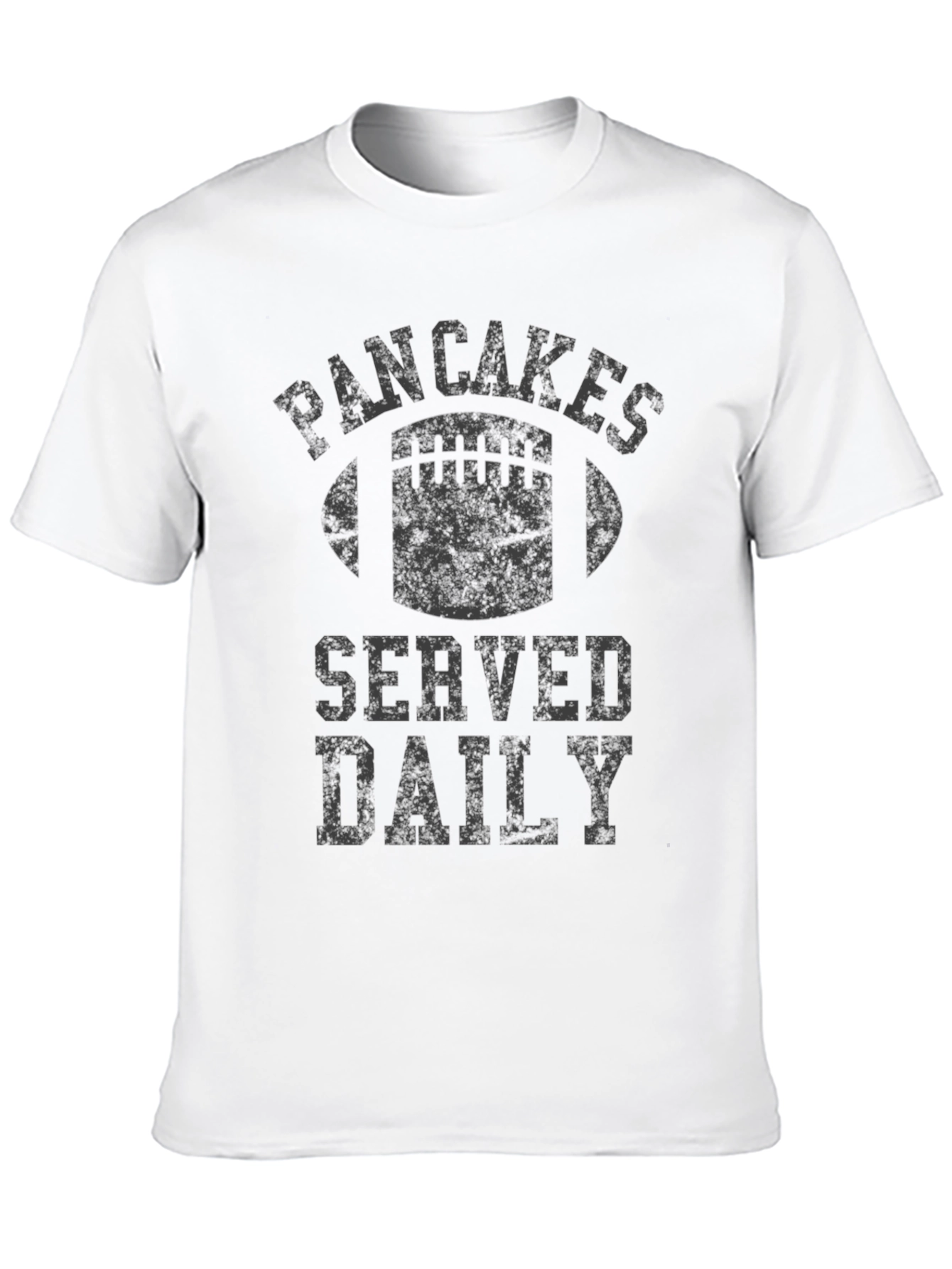 Pancakes Served Daily Football Graphic Tee