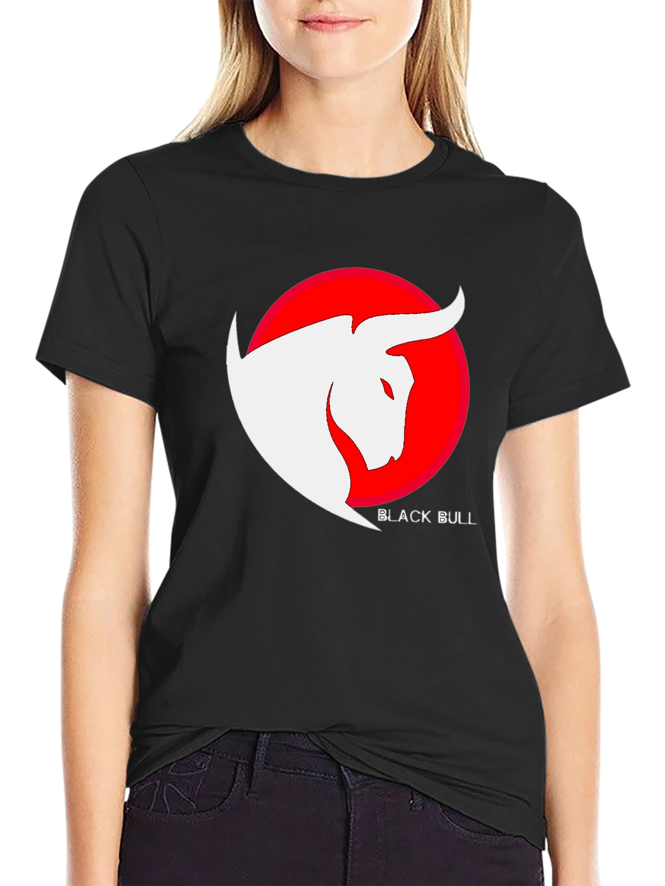 Black Bull Graphic Tee - Stylish Mens T-Shirt