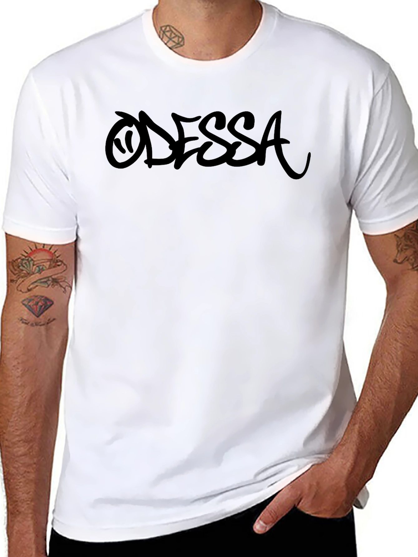 Odessa Graphic Print Crew Neck T-Shirt