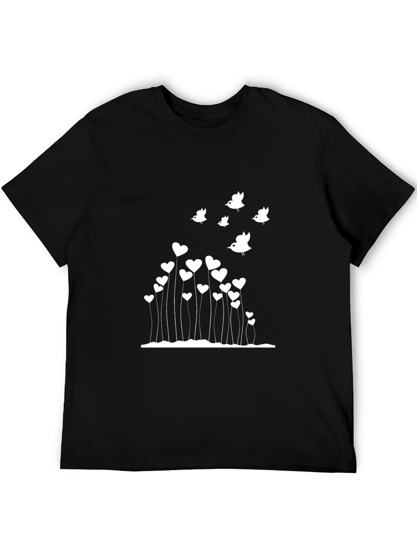 Heart & Birds Graphic Tee