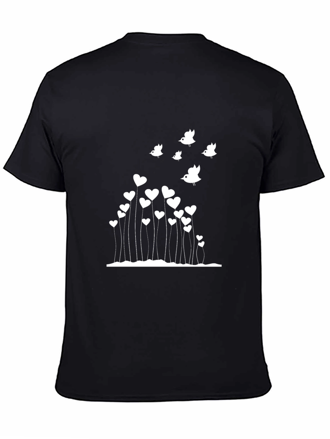 Heart & Birds Graphic Tee