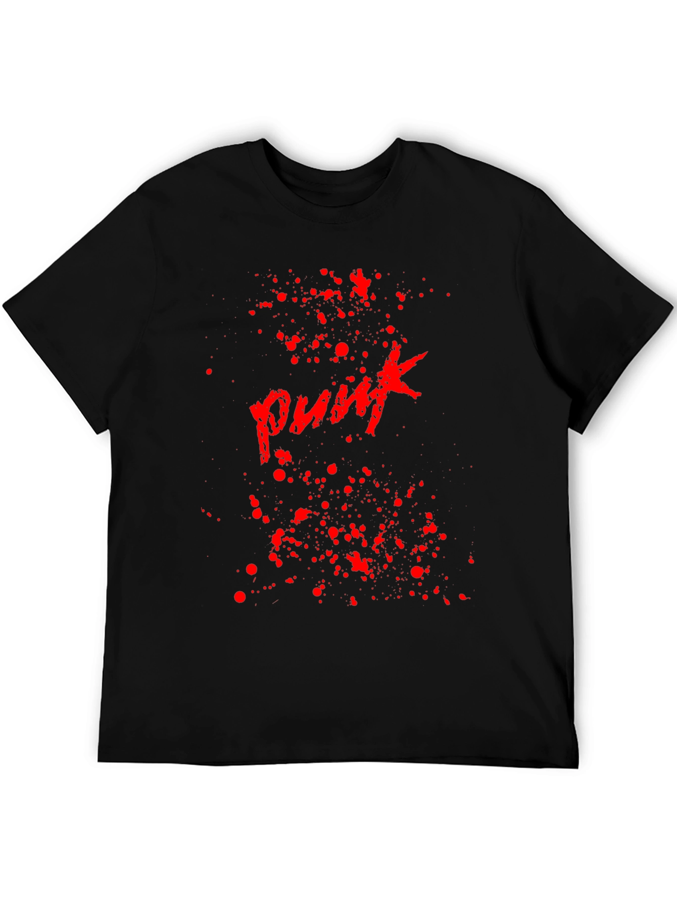Punk Splatter Graphic T-Shirt