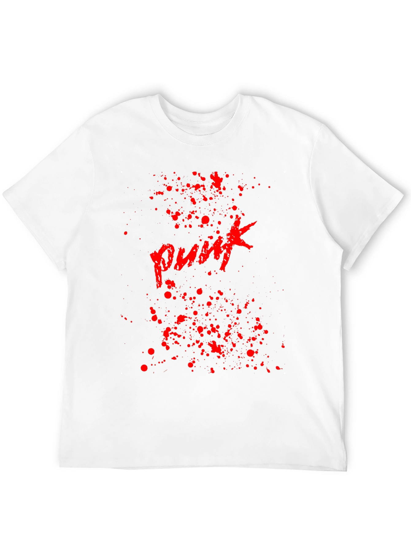 Punk Splatter Graphic T-Shirt