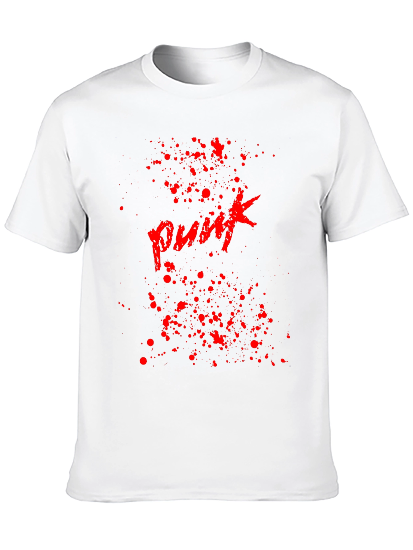 Punk Splatter Graphic T-Shirt