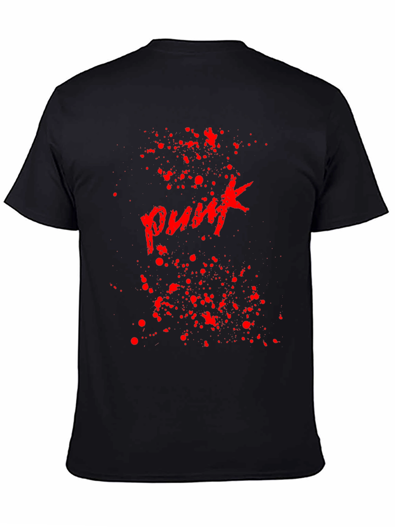 Punk Splatter Graphic T-Shirt