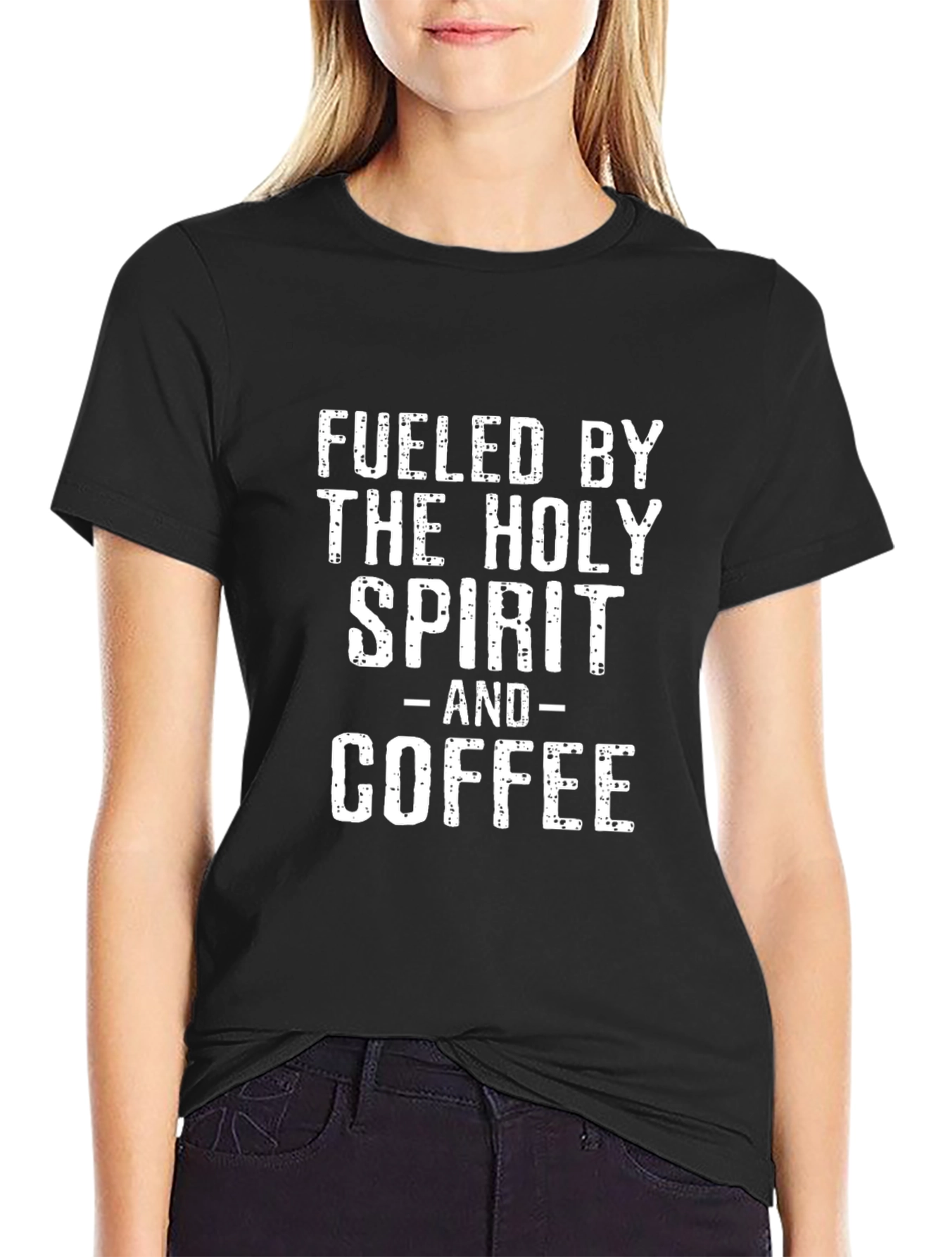 Fueled by The Holy Spirit and Coffee T-Shirt