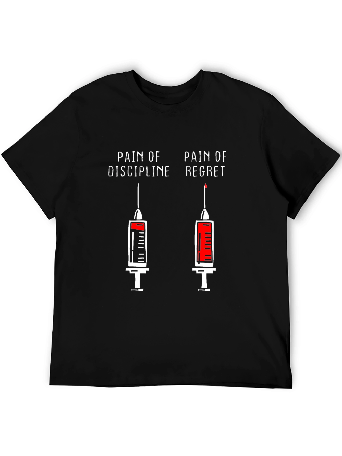 Pain of Discipline vs. Regret T-Shirt