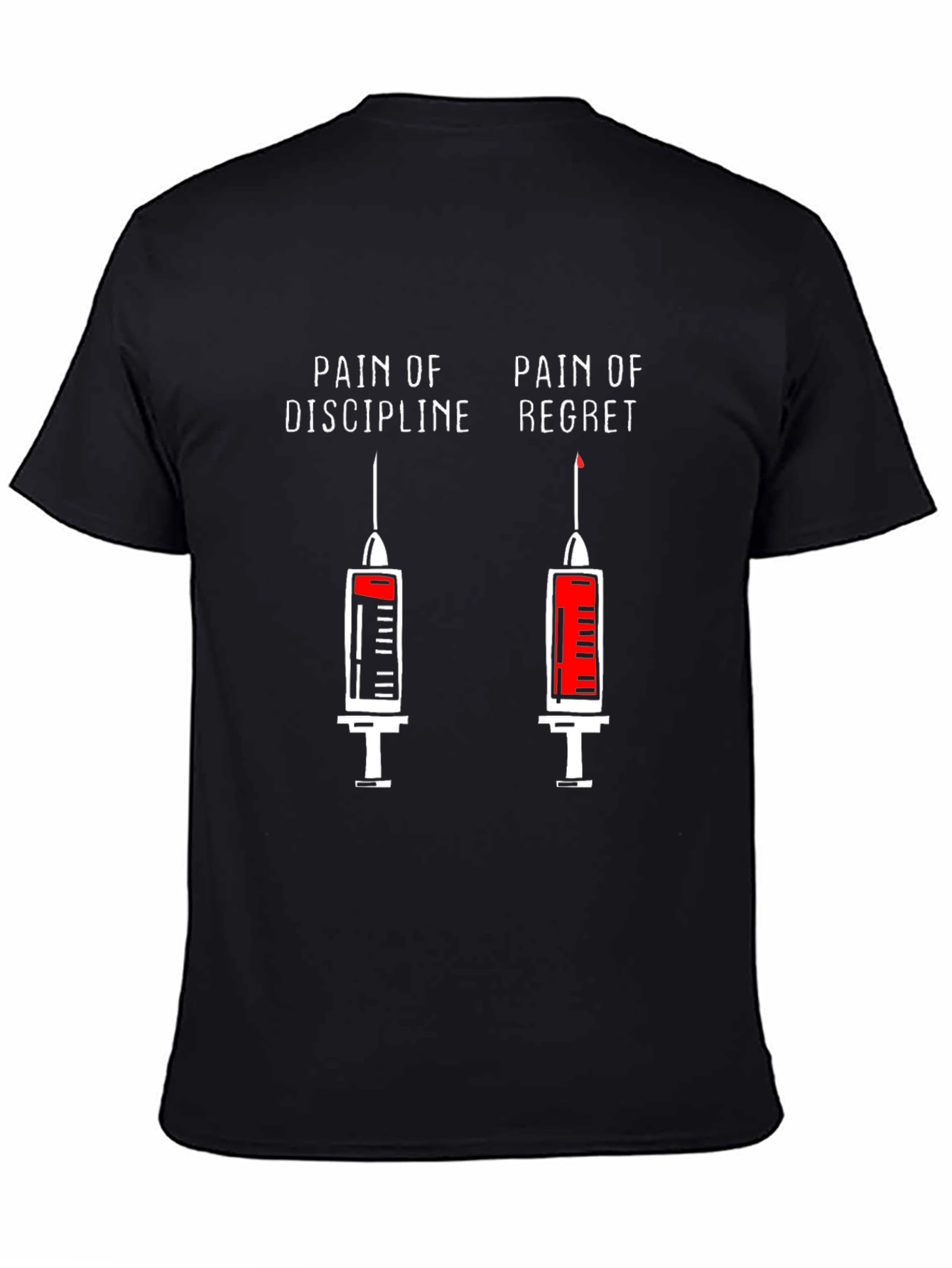 Pain of Discipline vs. Regret T-Shirt