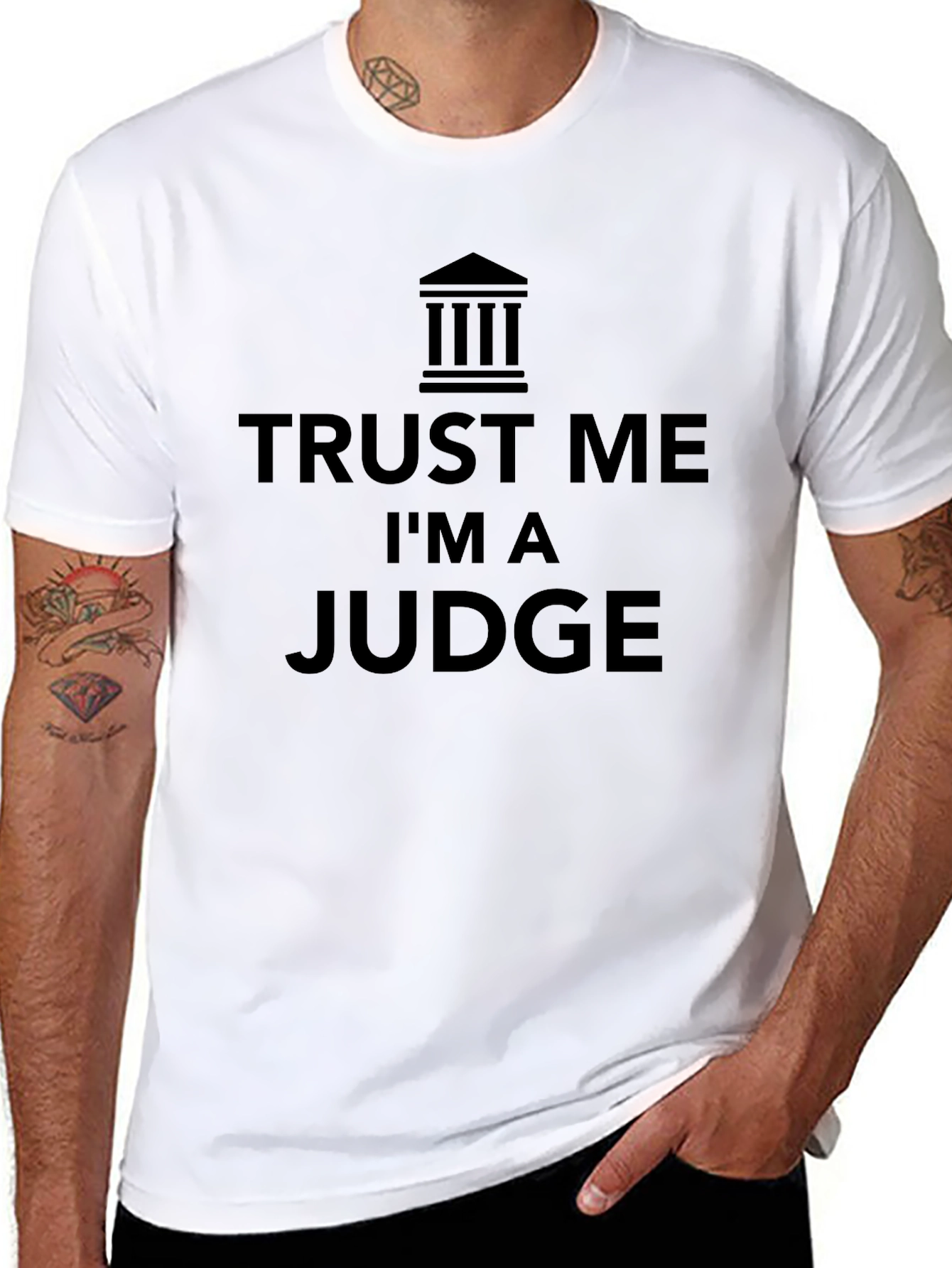 Trust Me Im a Judge T-Shirt - Black