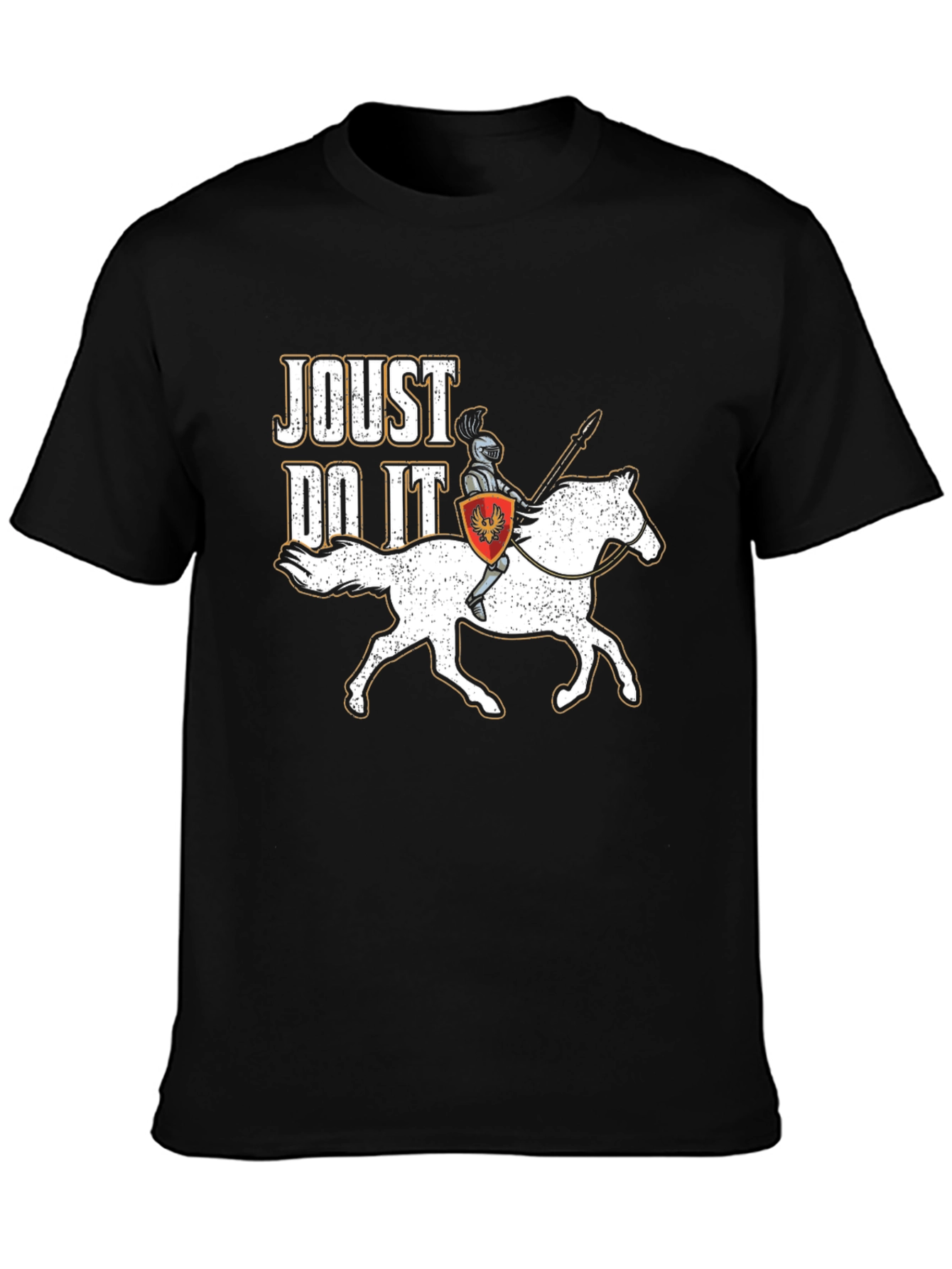 Joust Do It T-Shirt Knight on Horseback Tee