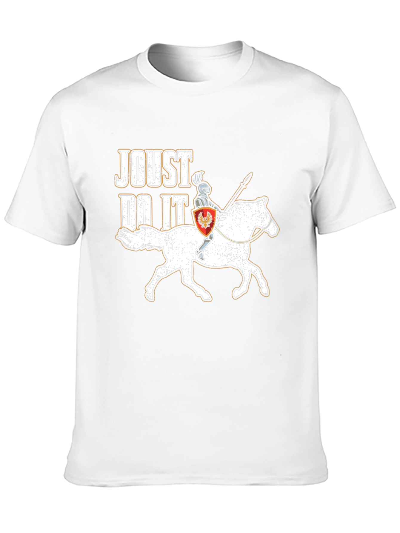 Joust Do It T-Shirt Knight on Horseback Tee