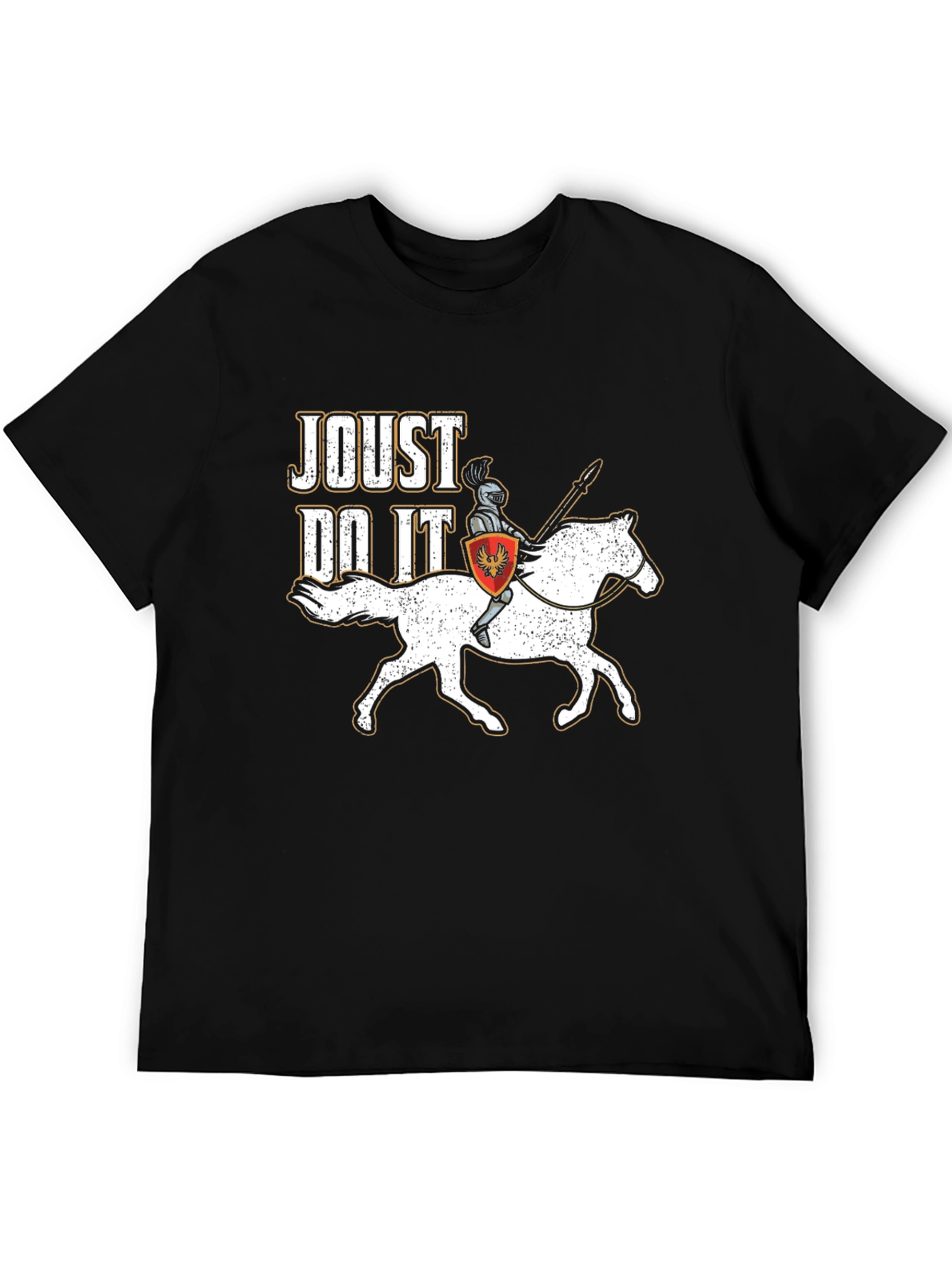 Joust Do It T-Shirt Knight on Horseback Tee
