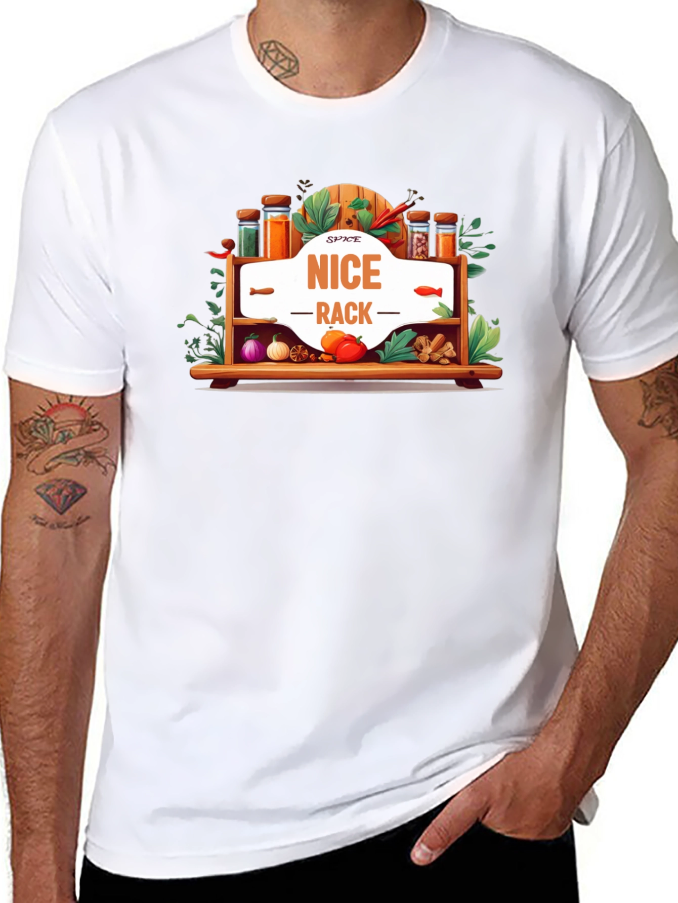 Spice Rack Graphic Tee - Nice Rack Design