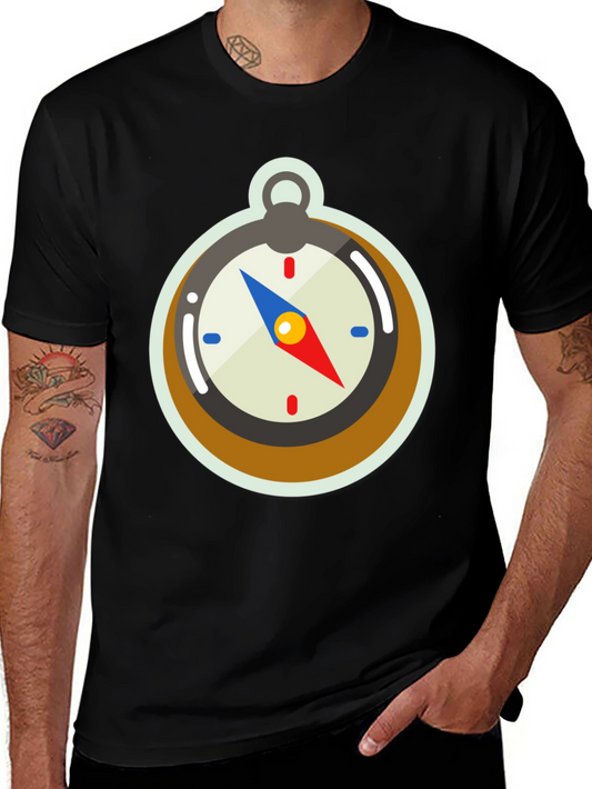Compass Graphic Tee - Adventure Awaits!
