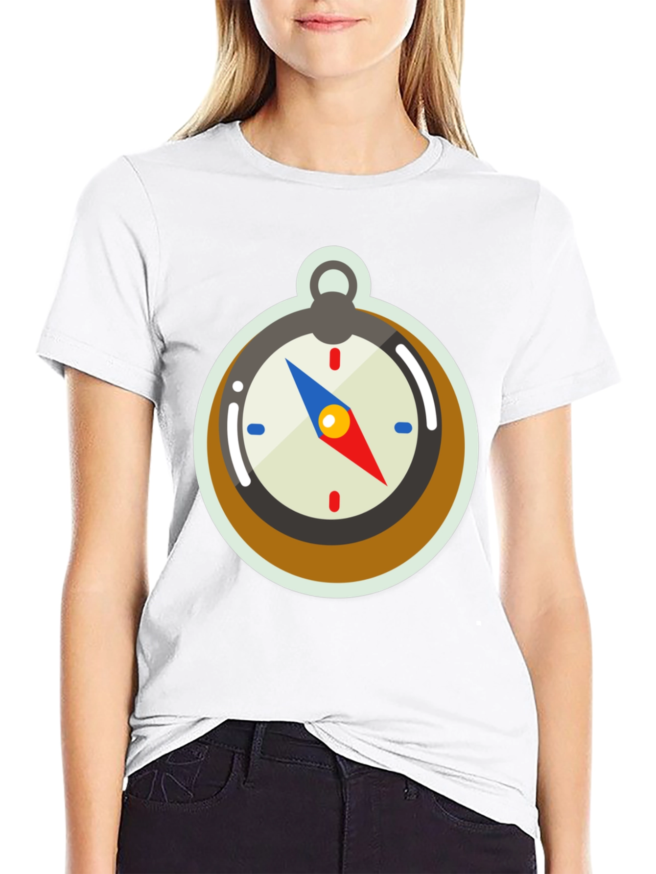 Compass Graphic Tee - Adventure Awaits!