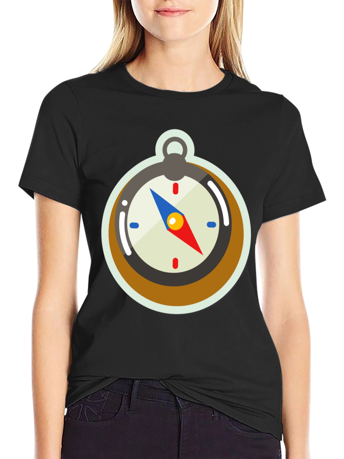 Compass Graphic Tee - Adventure Awaits!
