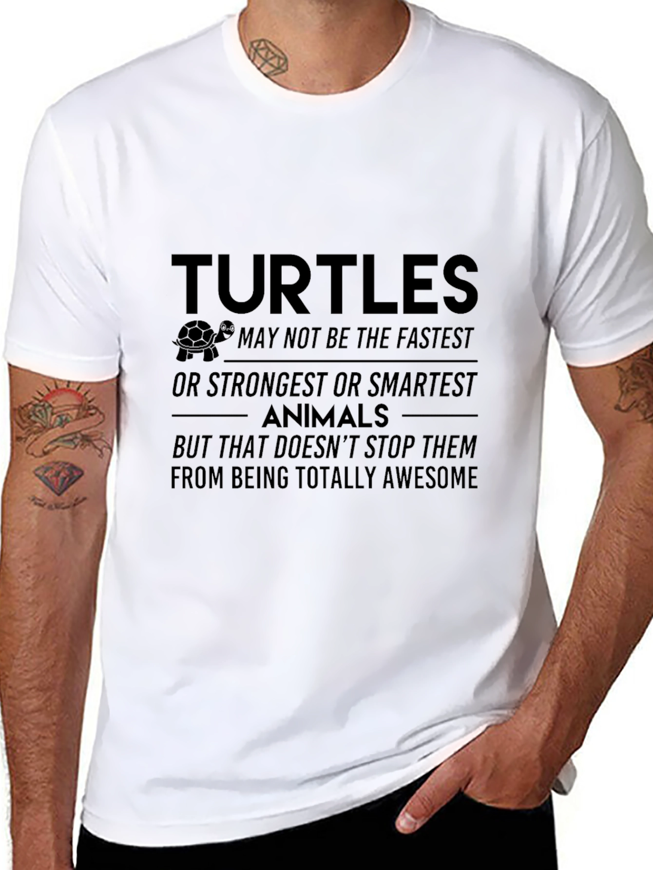 Awesome Turtles Graphic T-Shirt