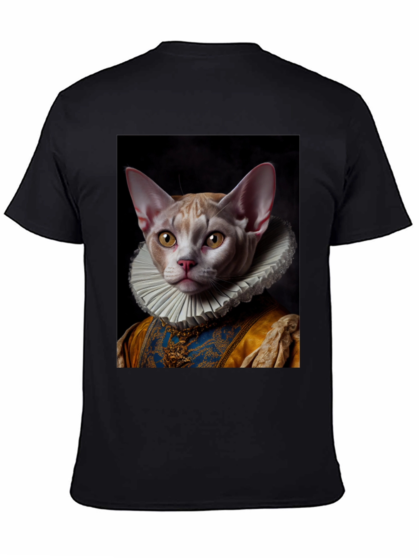 Regal Cat T-Shirt - Renaissance Pet Portrait