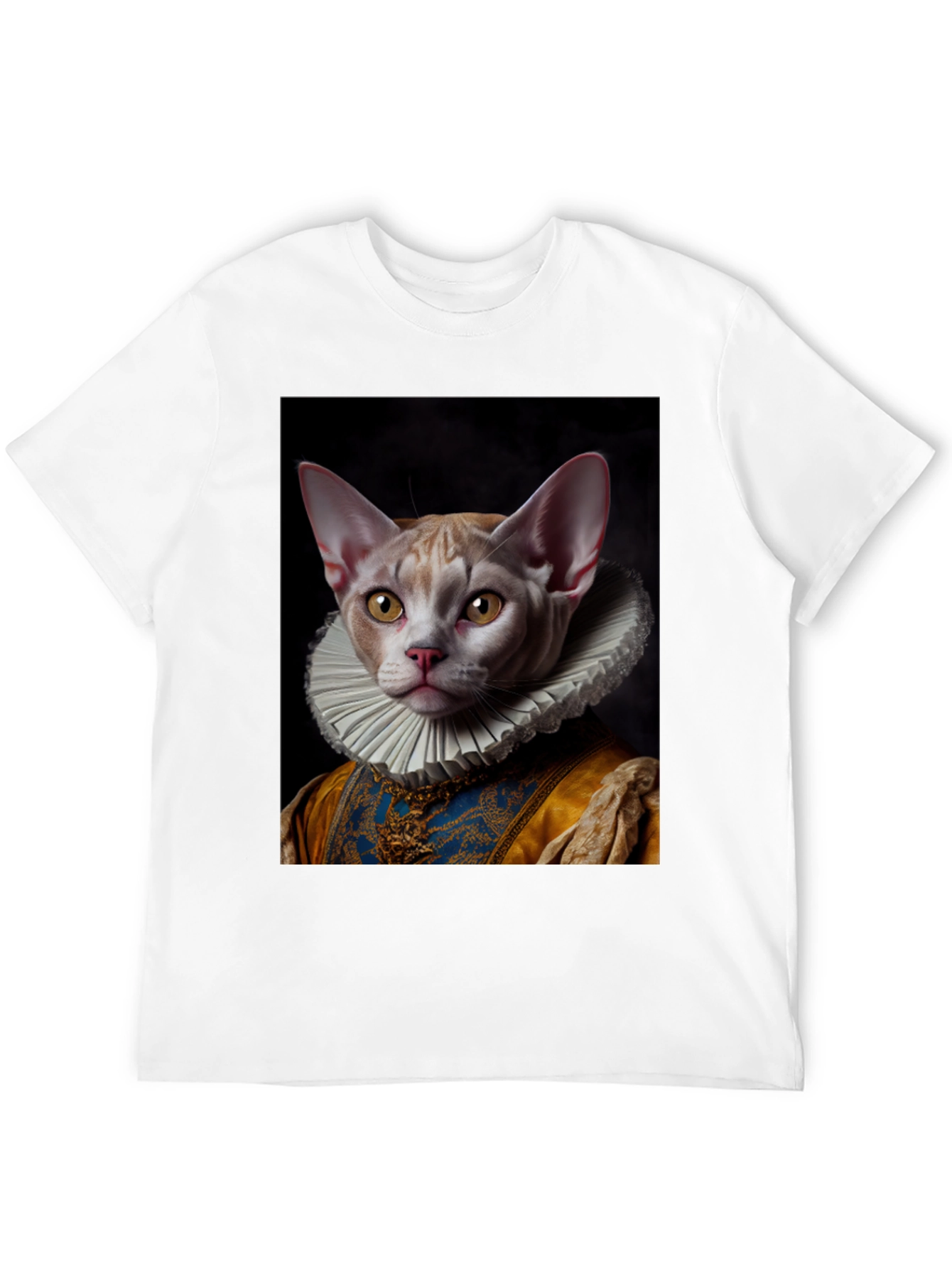 Regal Cat T-Shirt - Renaissance Pet Portrait